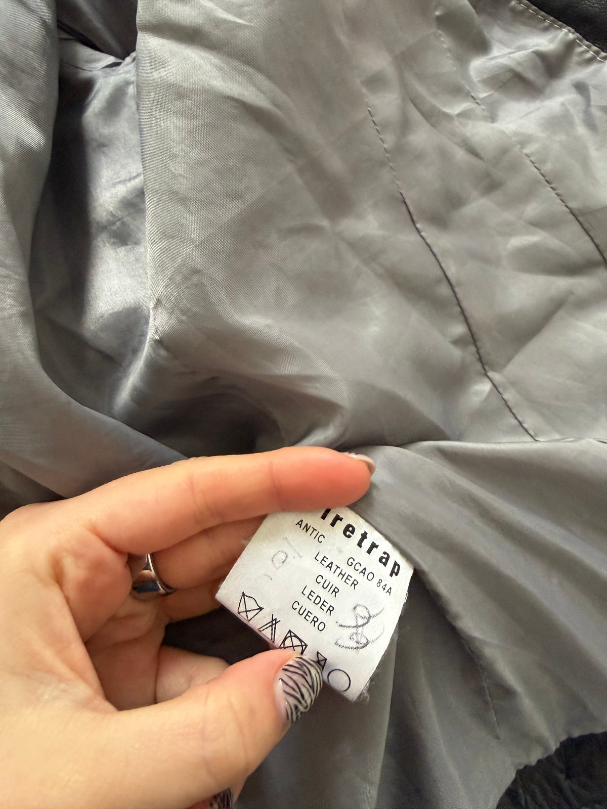 Firetrap Leather Jacket (L)