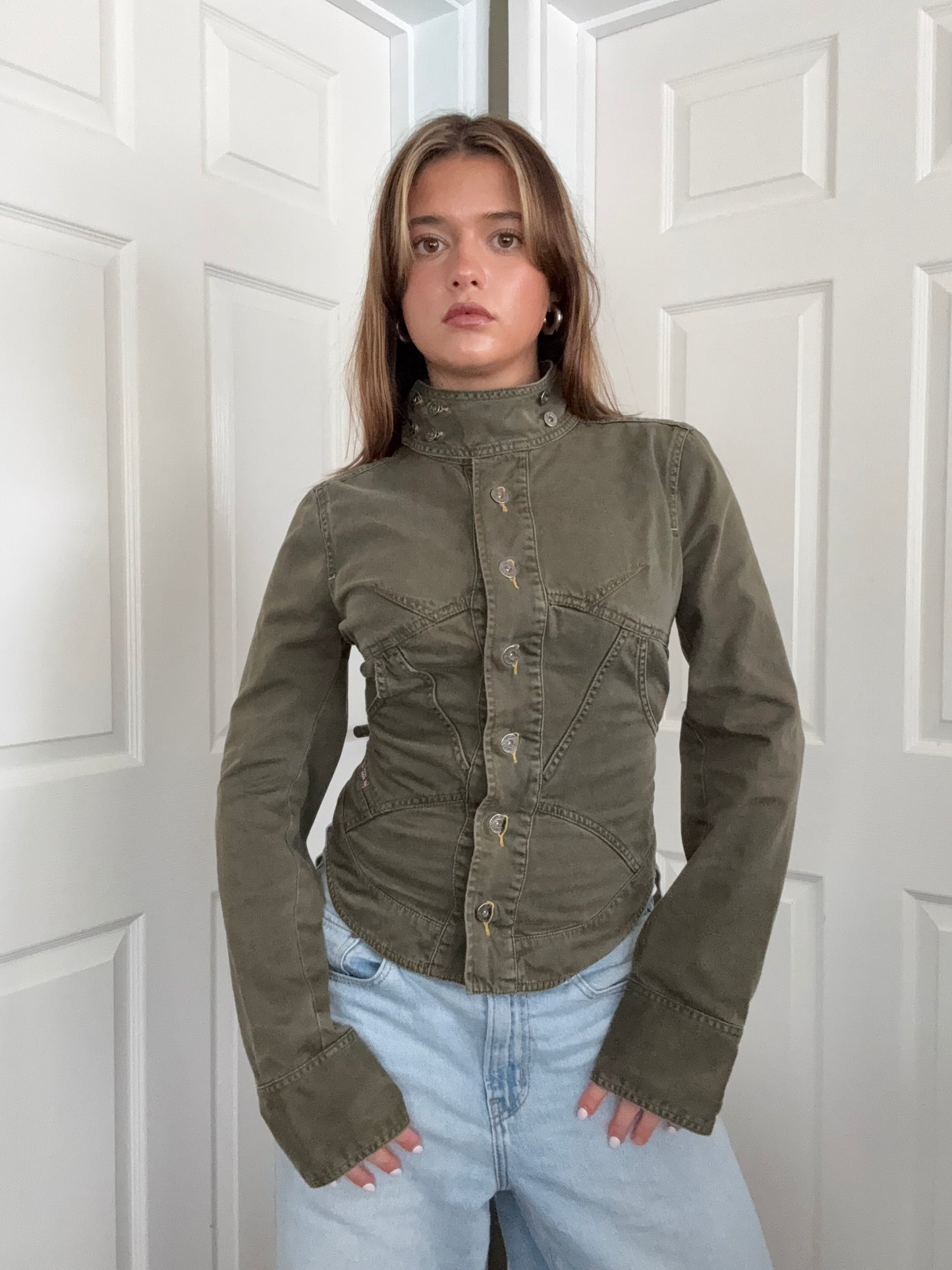 Diesel Khaki Corset Jacket (L)