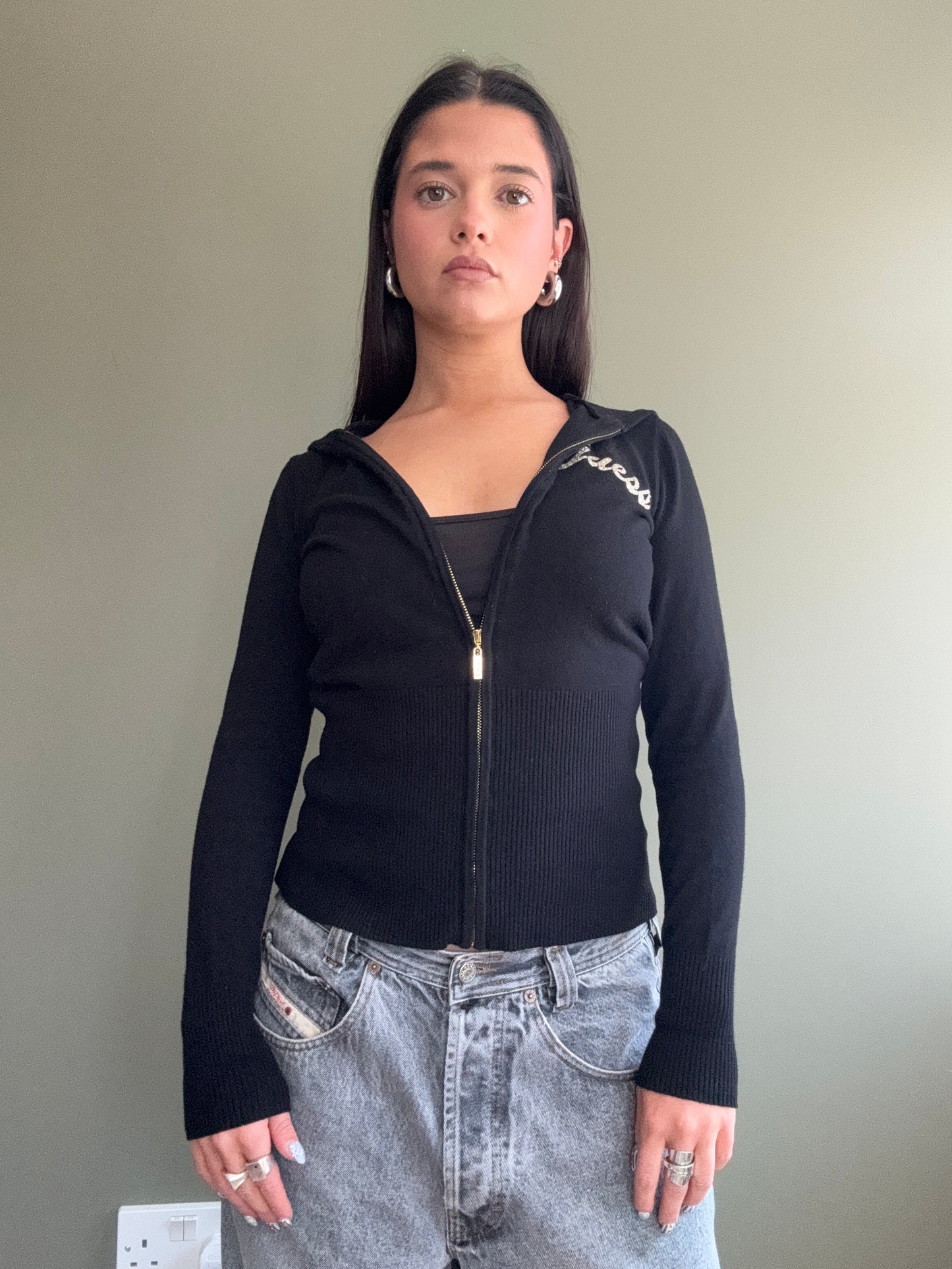 Guess Knitted Hoodie (S)