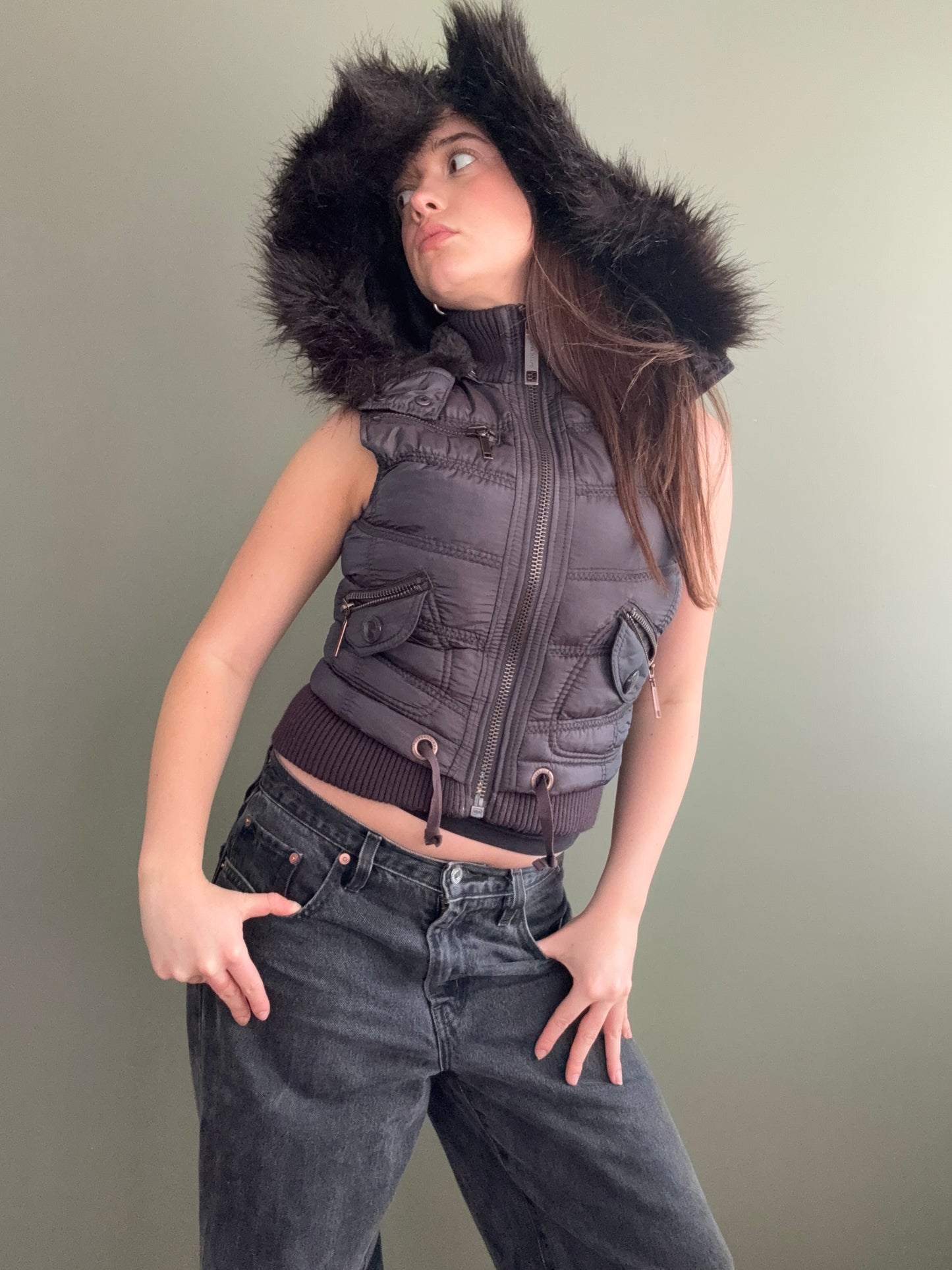 2000s Puffer Gilet (UK8)