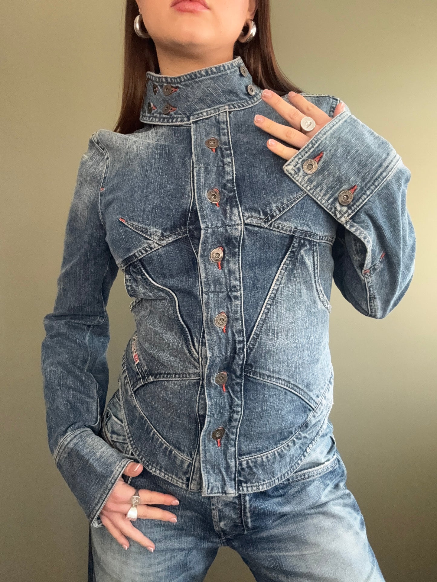 Diesel Denim Corset Jacket (M)