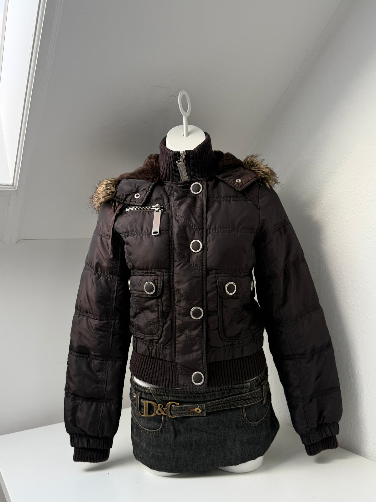 Y2K Puffer Jacket (UK10)