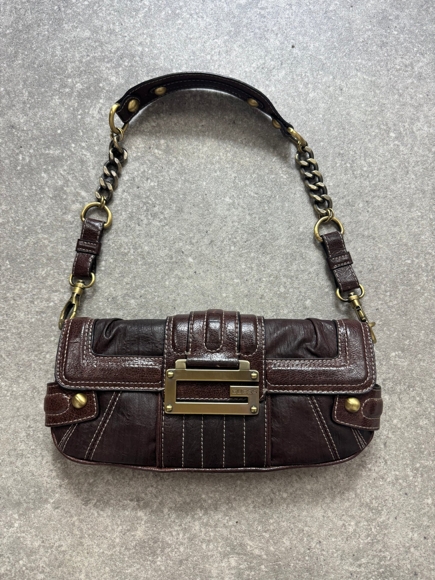 Guess Brown Shoulder Bag