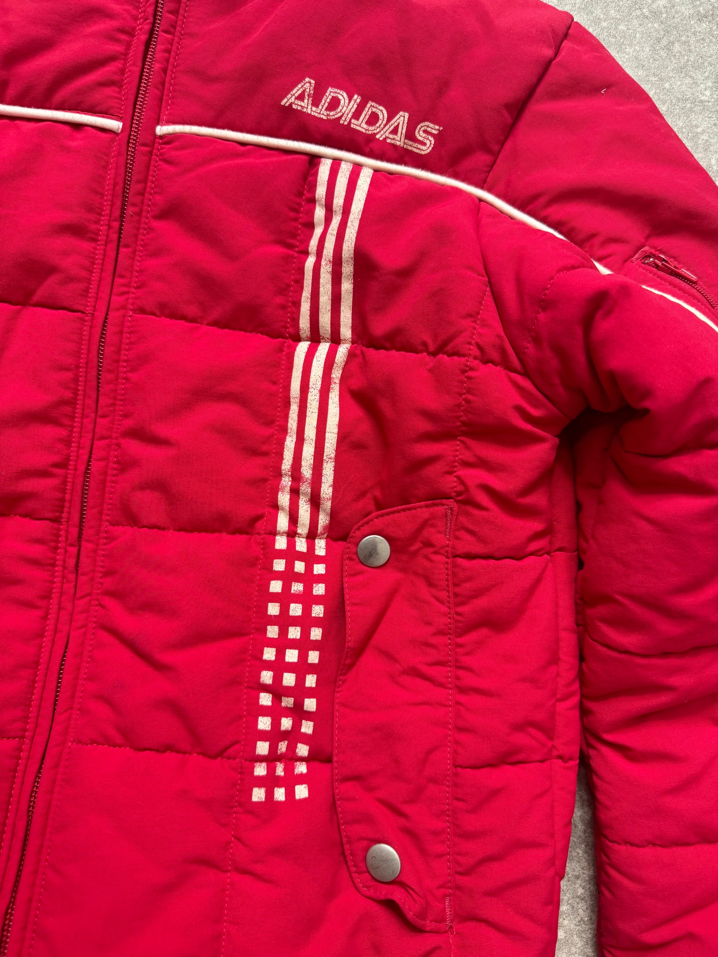 Red Adidas Puffer Jacket