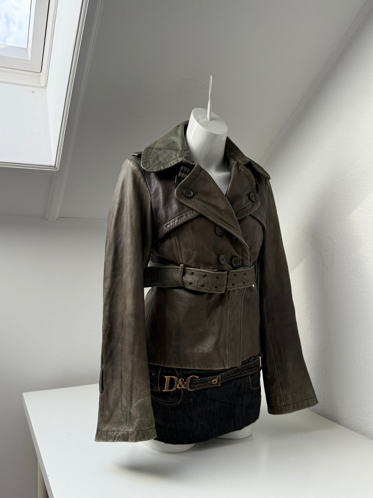 Allsaints 2 in 1 Leather Jacket (UK12)