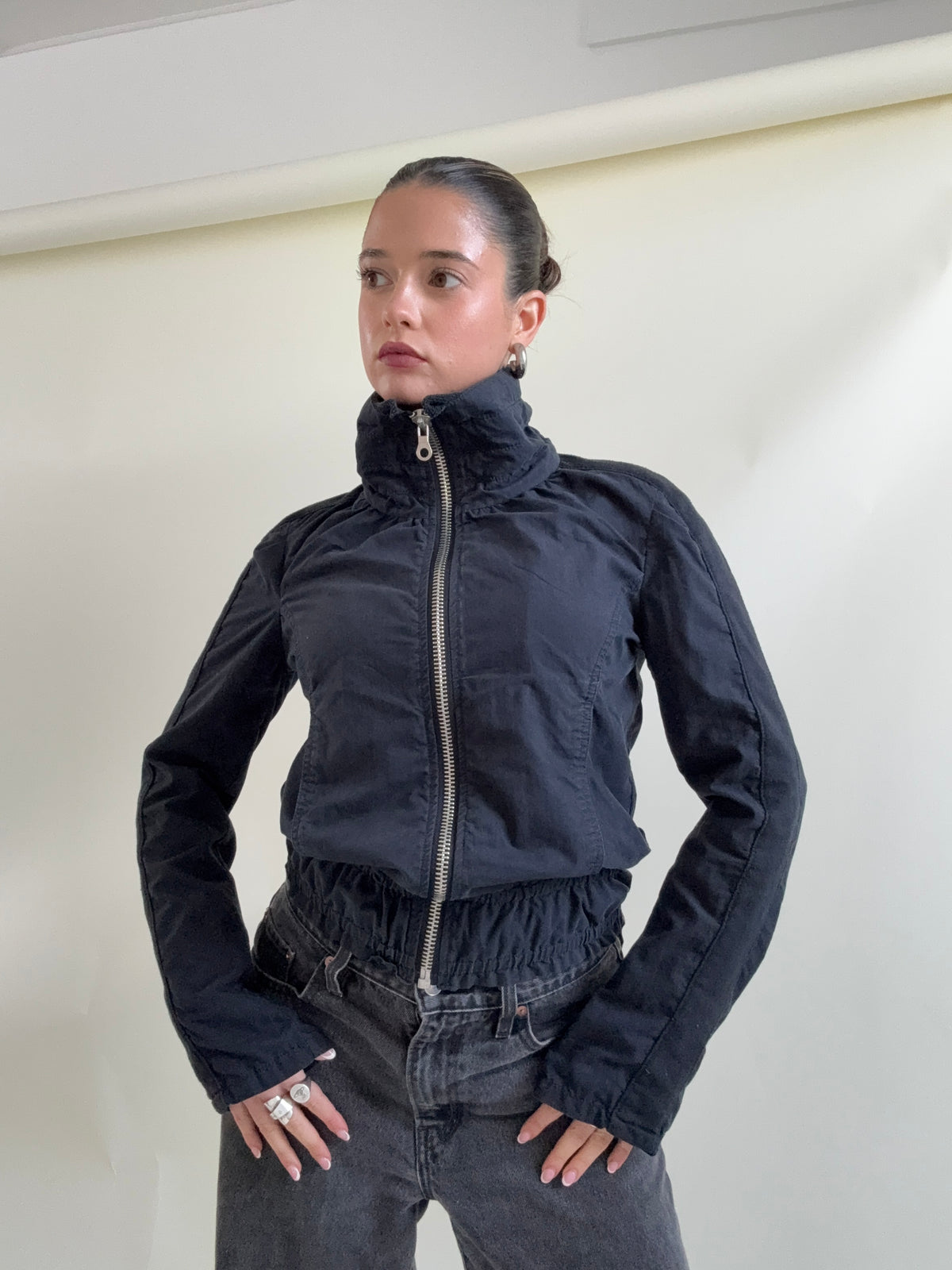 Diesel Funnel Neck Cargo Jacket (S)
