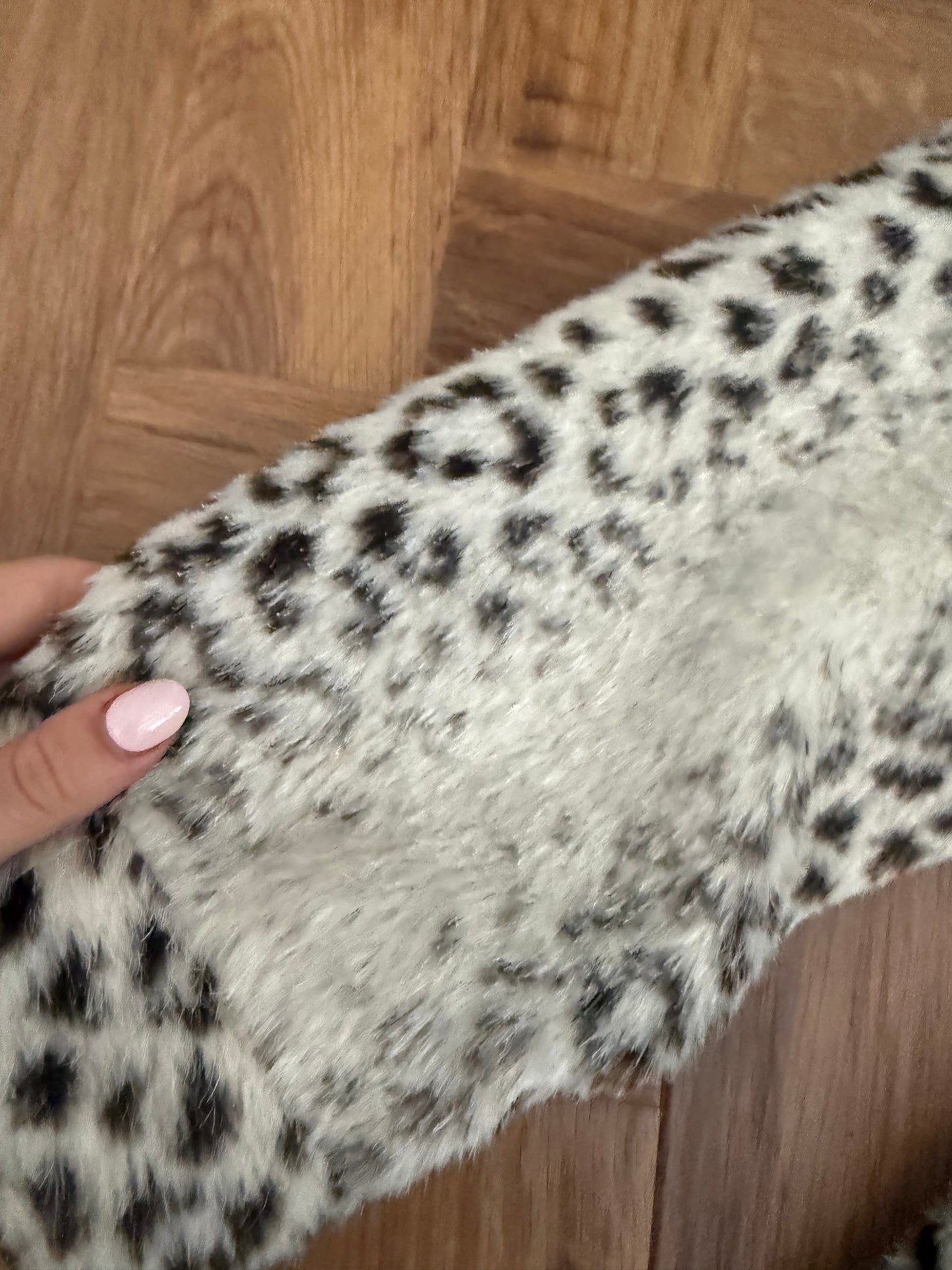 Faux Fur Leopard Jacket (UK14)