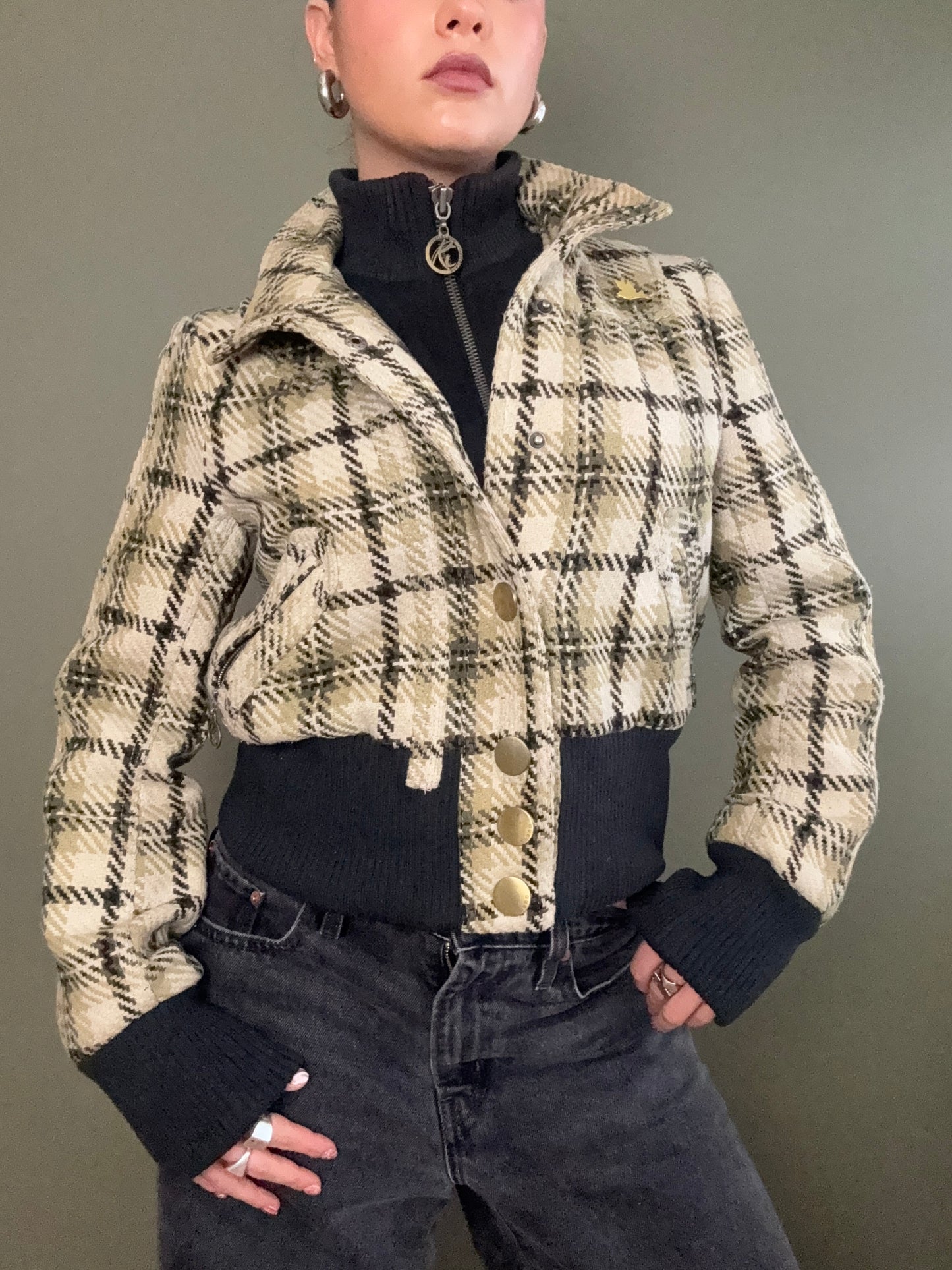 Tartan Bomber Jacket (UK10)