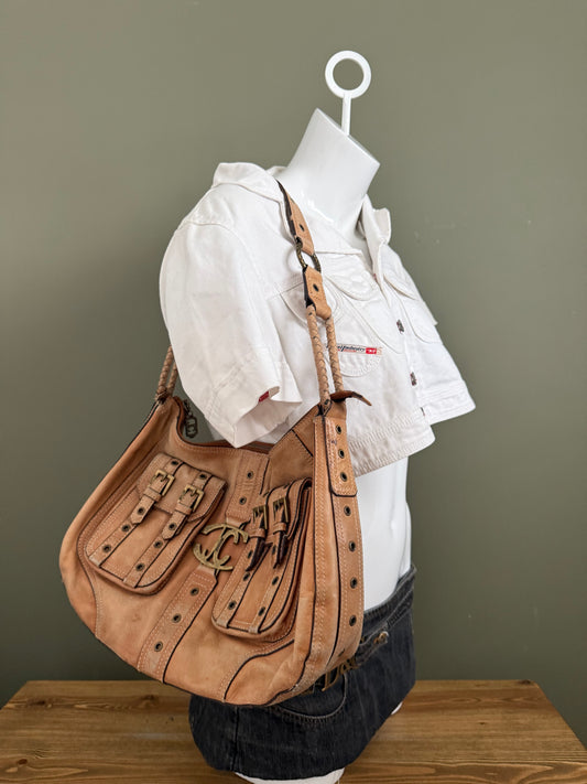 Cavalli Leather Handbag