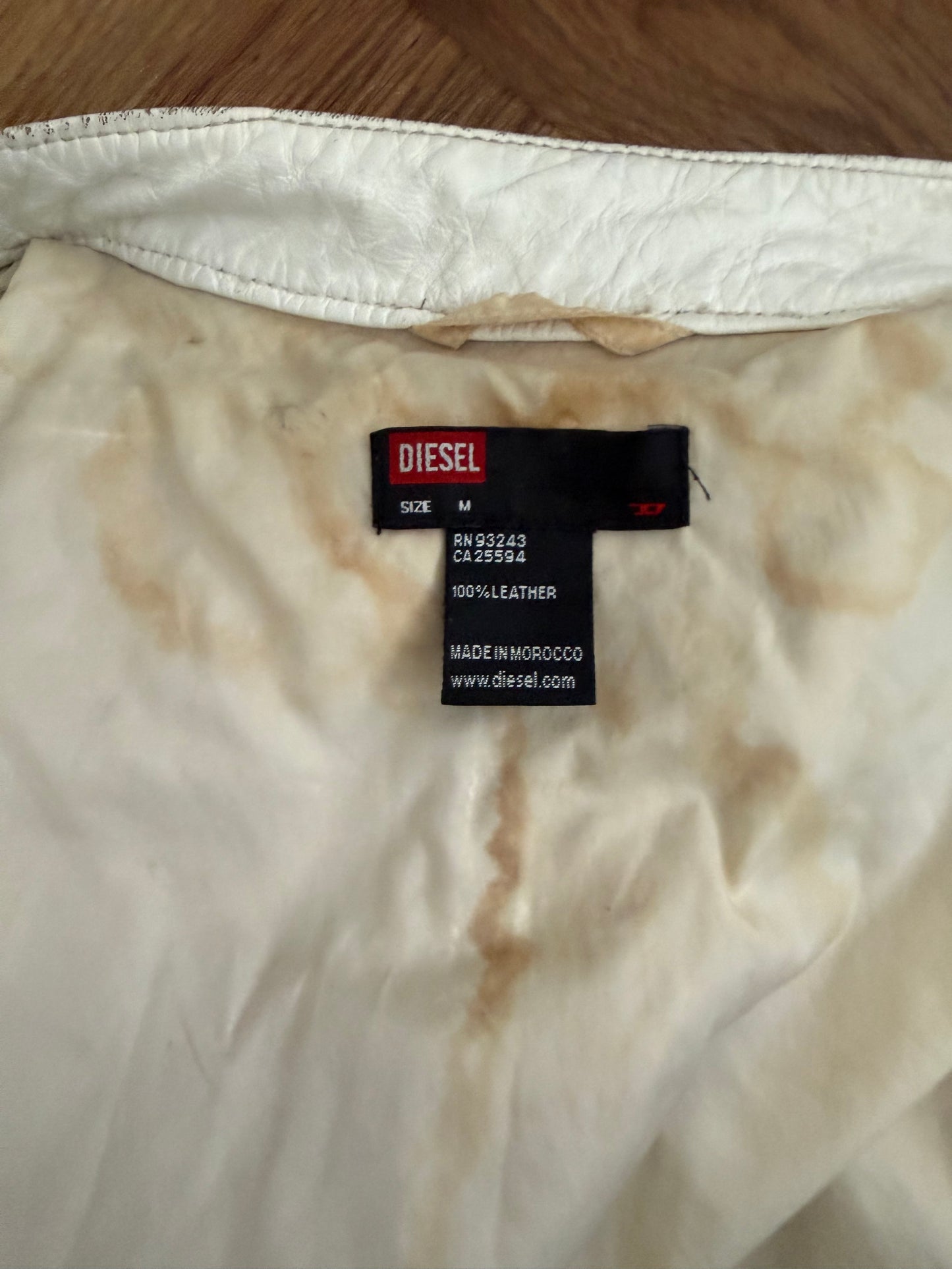 Diesel Leather Biker Jacket (M)