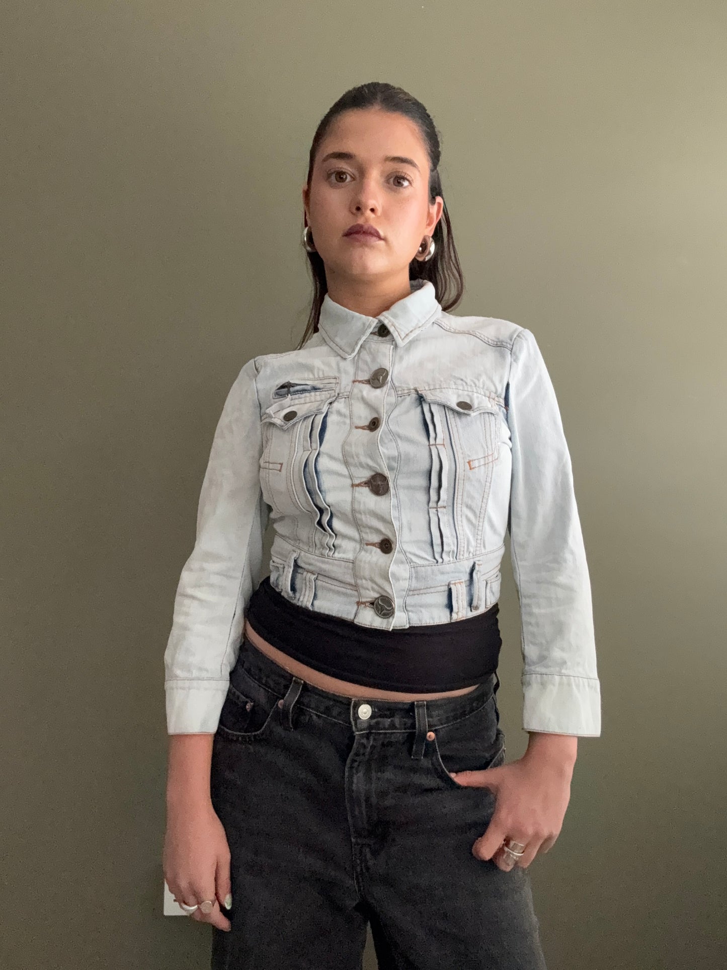 Cropped Denim Jacket (UK10)