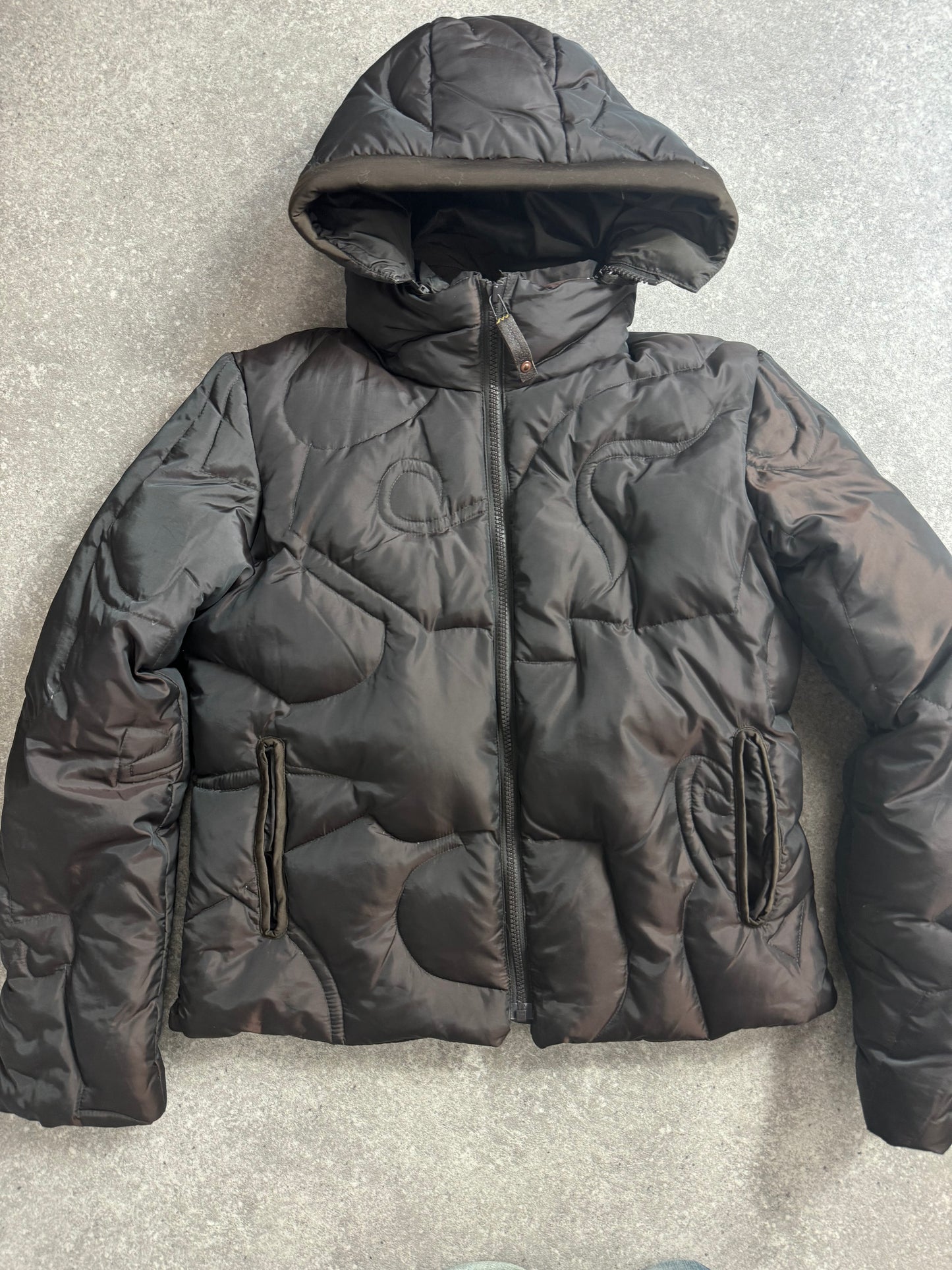 Firetrap Brown Puffer Jacket (M)