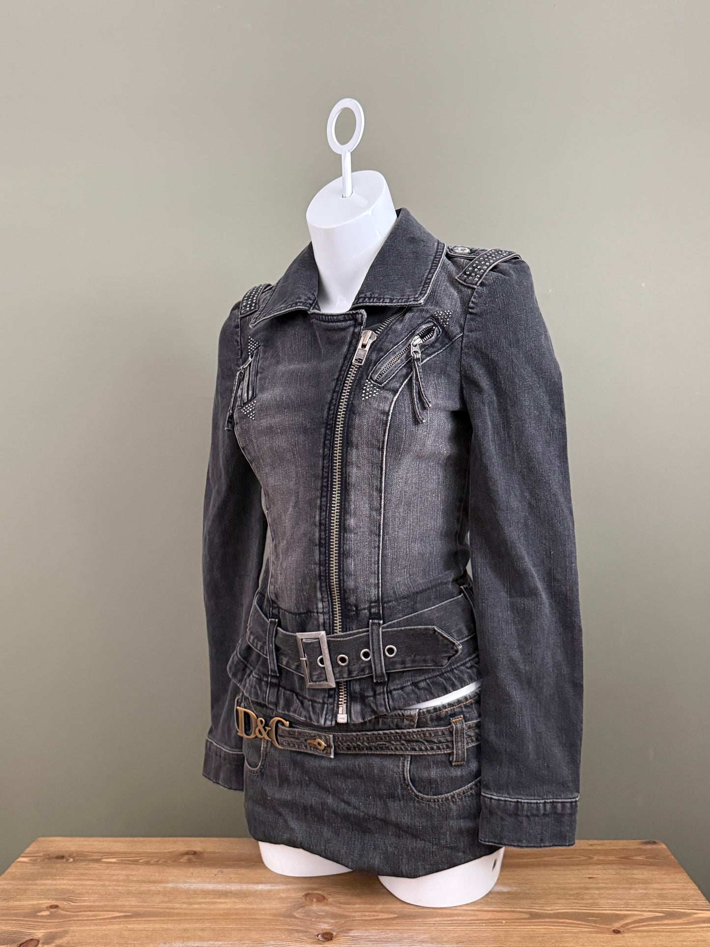Guess Biker Denim Jacket (S)