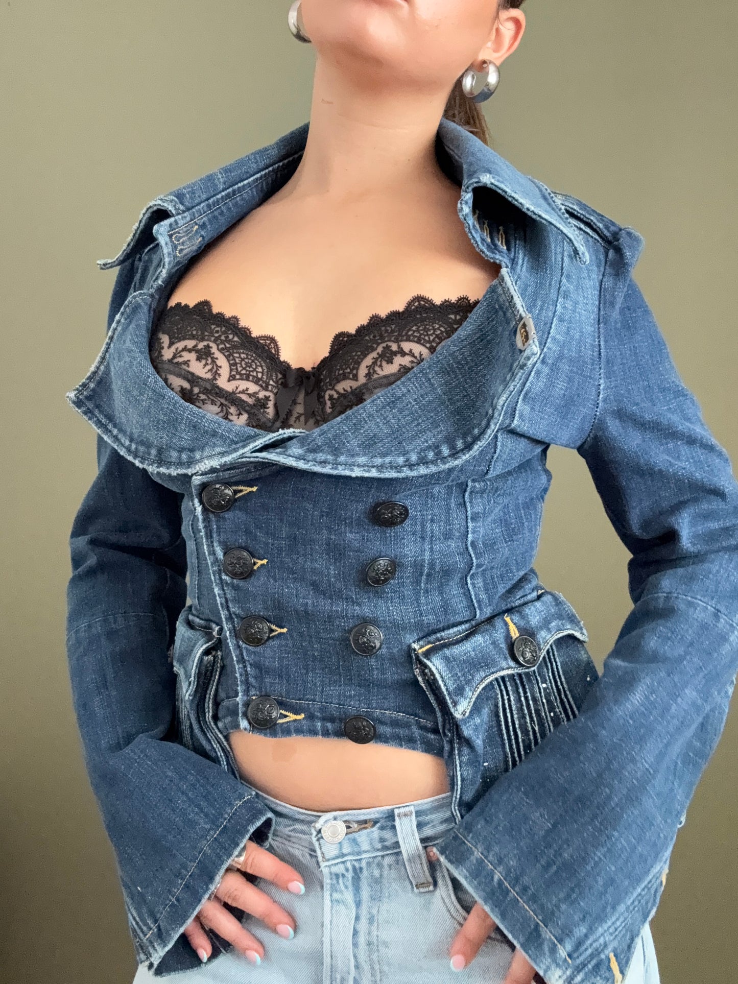 Diesel Denim Military Jacket (M)