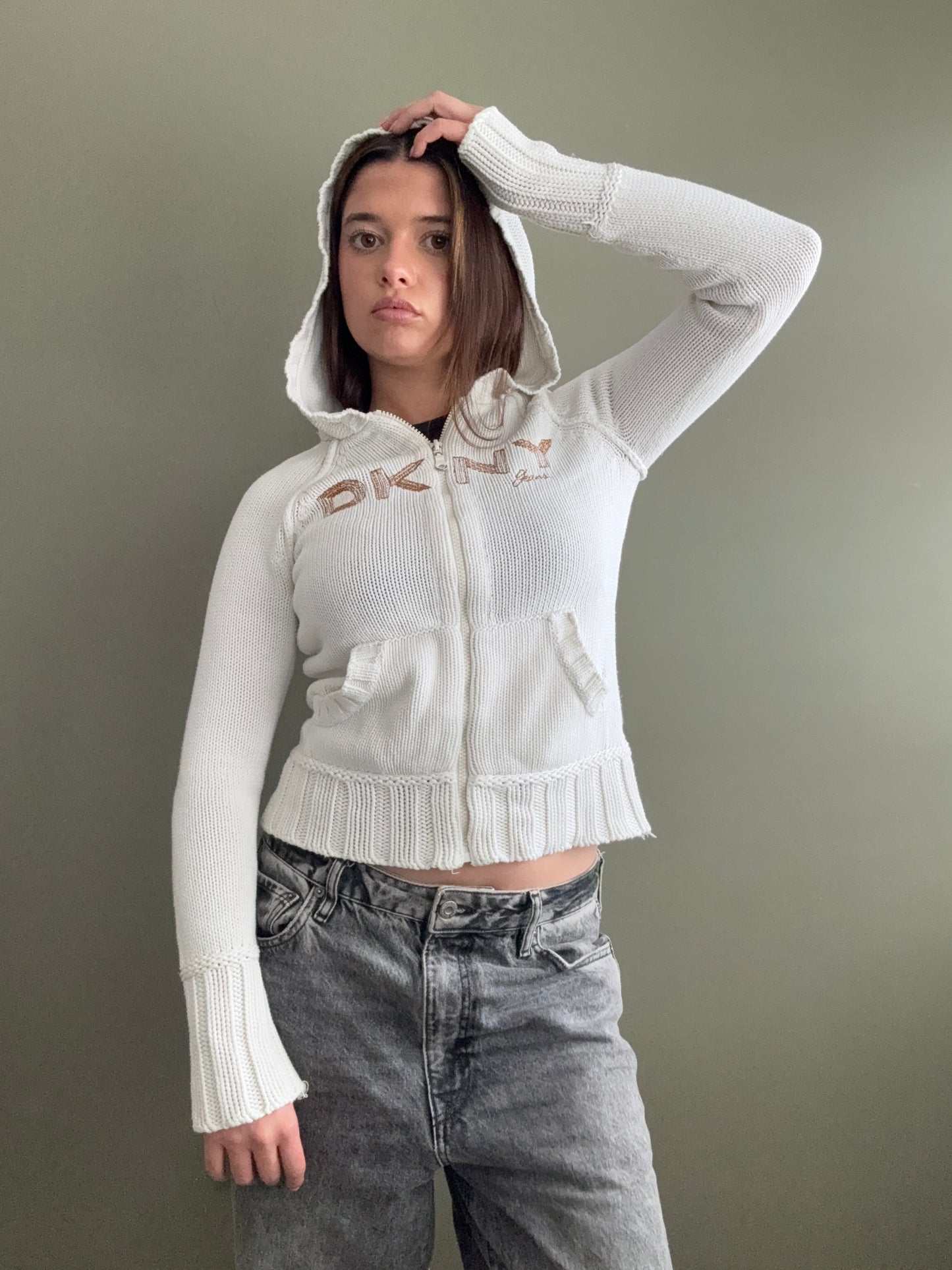 DKNY Knit Zip Jumper (S)