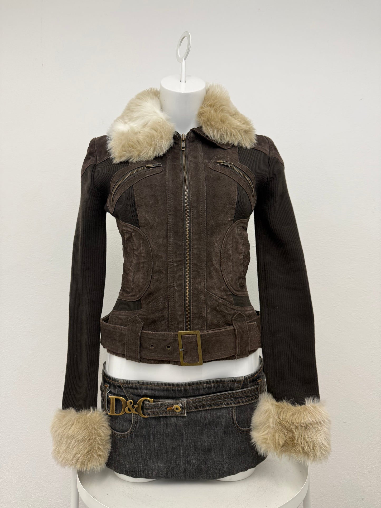 Jane Norman Suede Jacket (UK10)