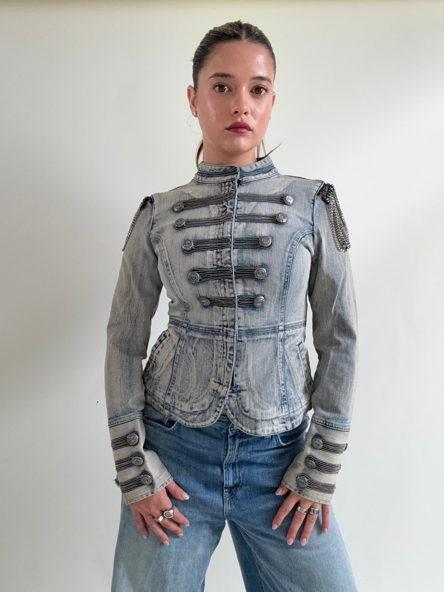 Guess Denim Military Jacket (S)