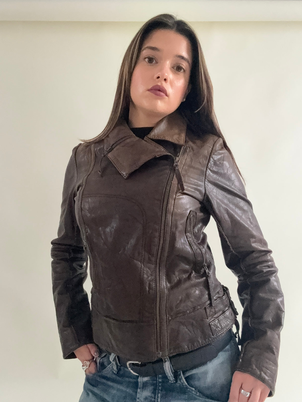 Vintage Allsaints Leather Jacket (UK12)