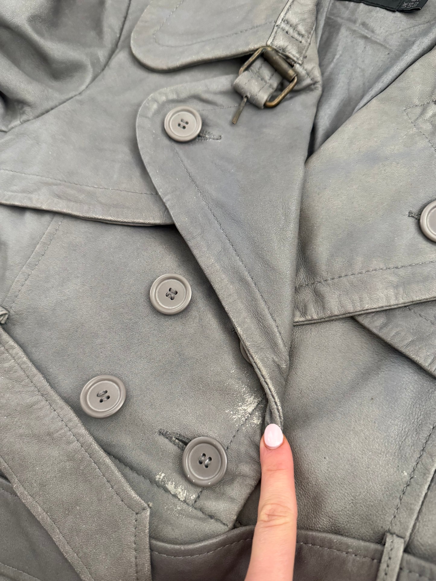 Allsaints 2 in 1 Leather Jacket (UK10)