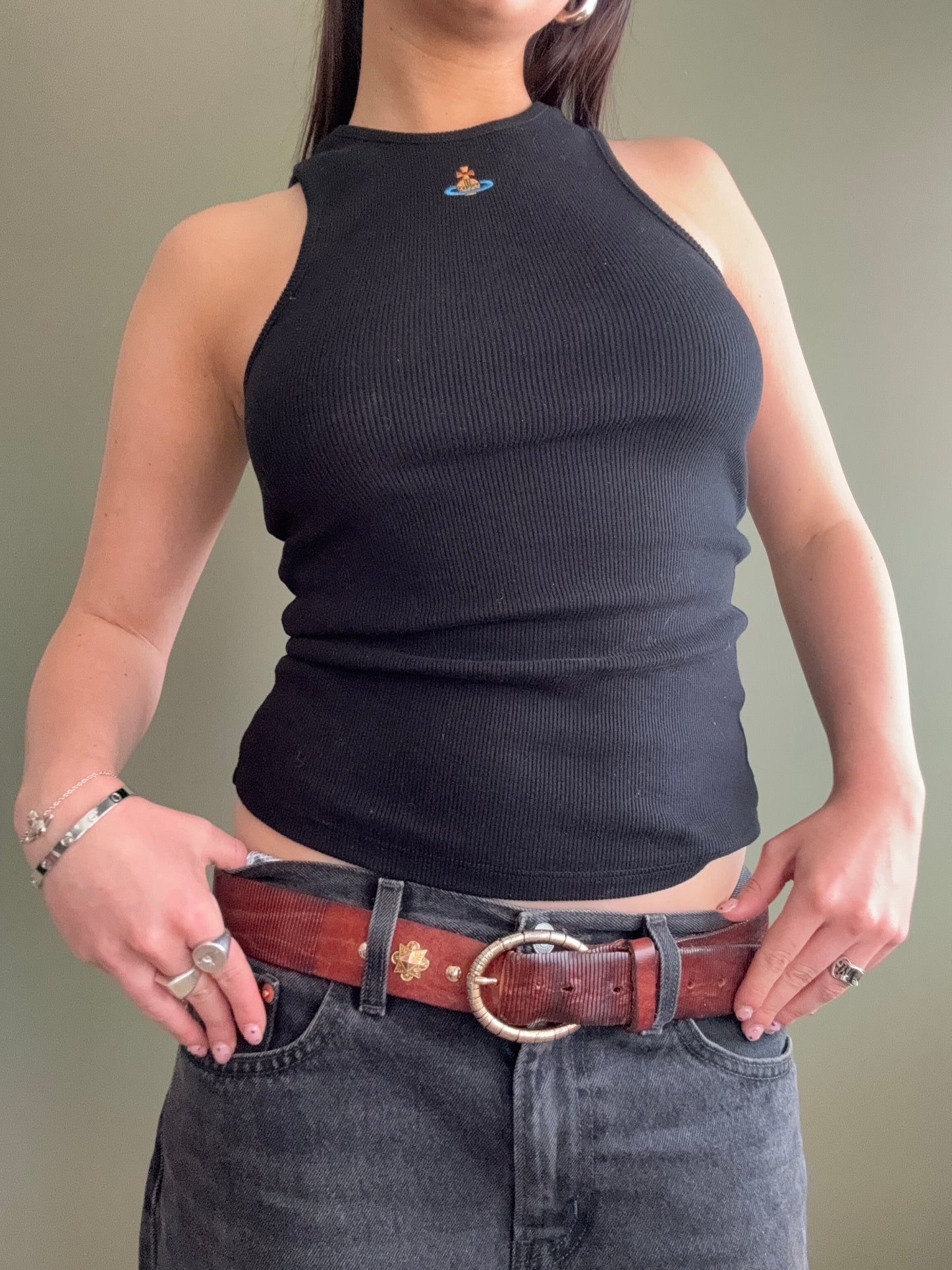 Brown Leather Belt (M)