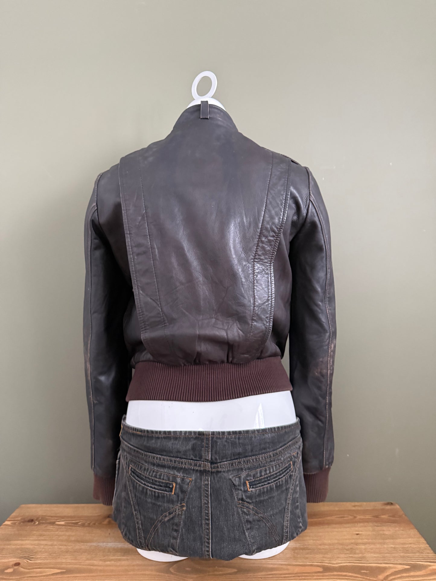 Allsaints Leather Jacket (UK8)