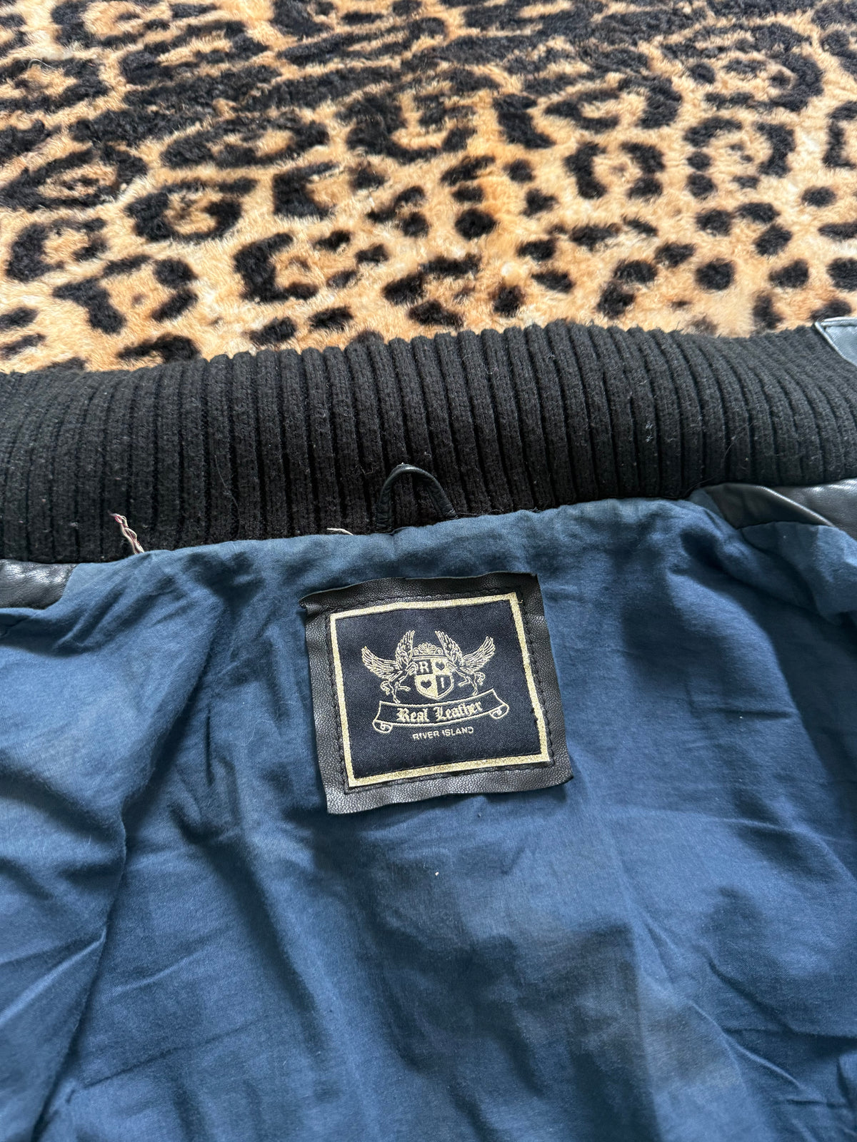 Vintage Leather Jacket (UK16)