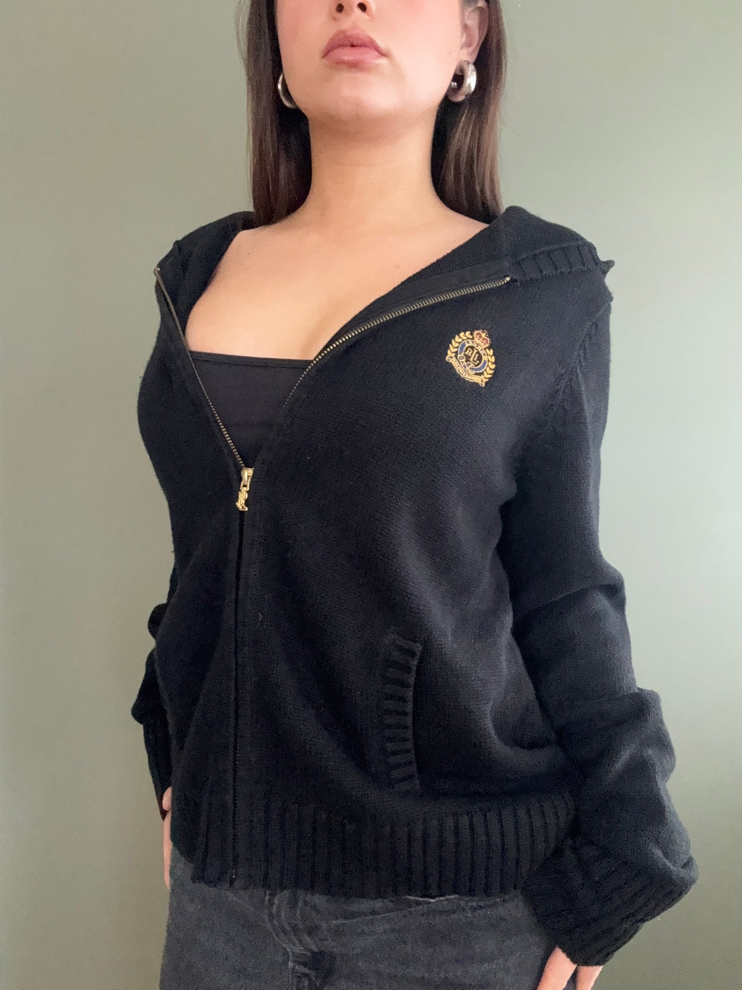 Ralph Lauren Knit Hoodie (M)