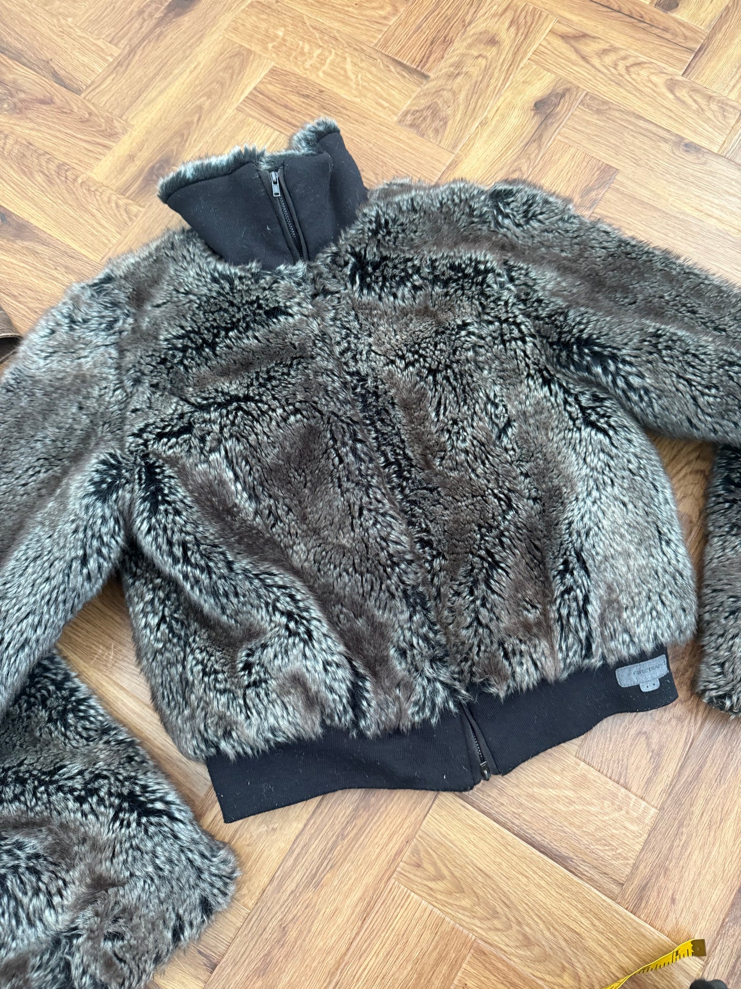 Firetrap Faux Fur Bomber Jacket (M)