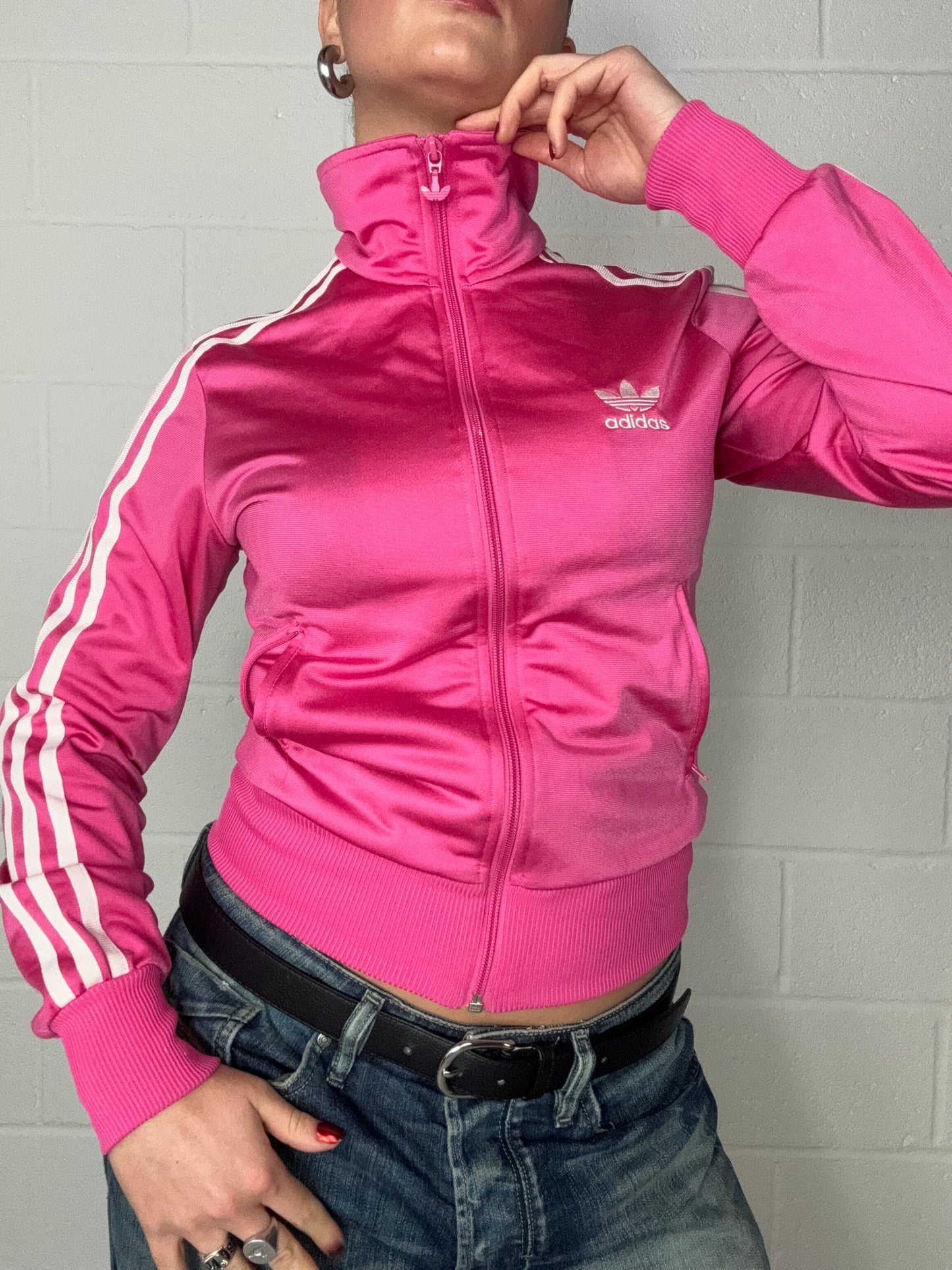 Pink Adidas Tracksuit Jacket