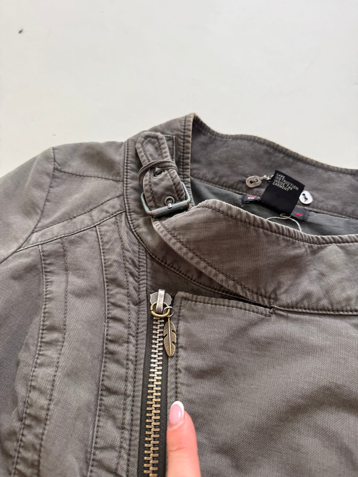 Diesel Cropped Utility Jacket (M)