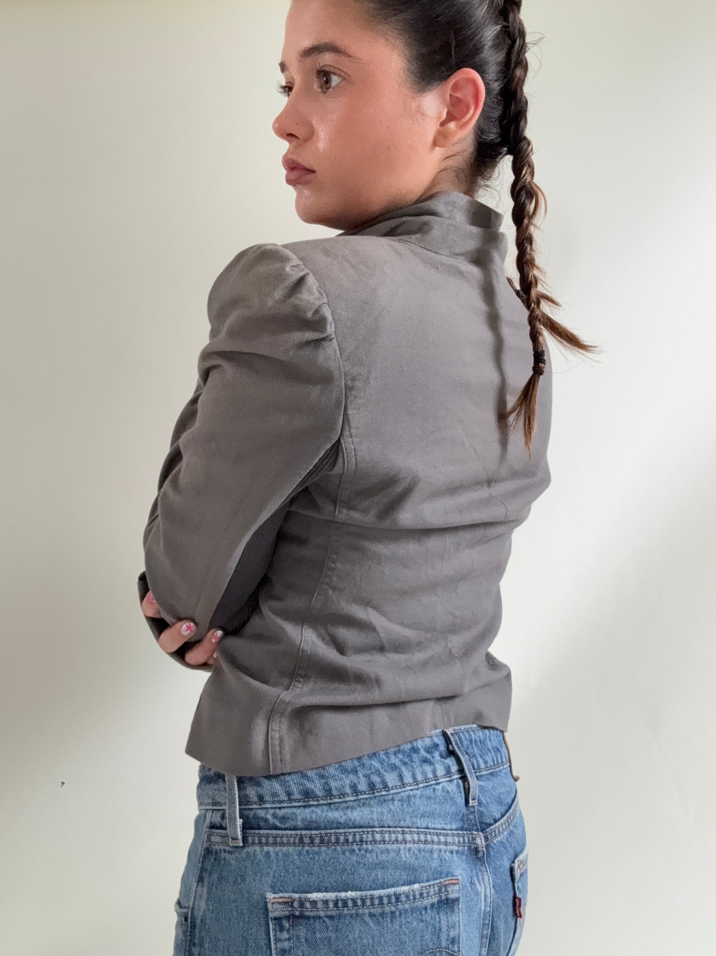 Allsaints Asymmetric Jacket (UK12)