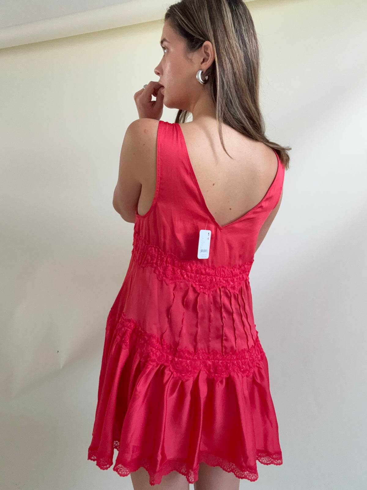Free People Mini Slip Dress (XS)