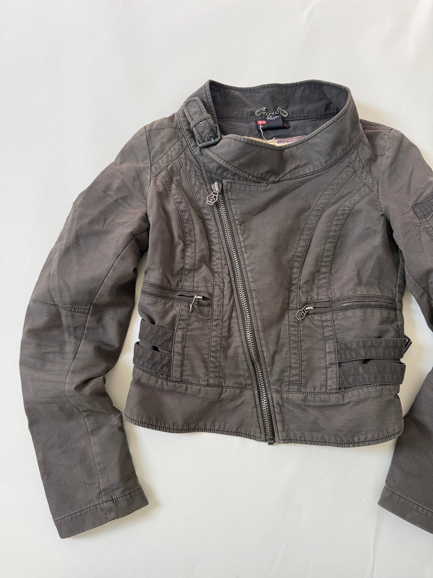 Diesel Cropped Utility Jacket (M)