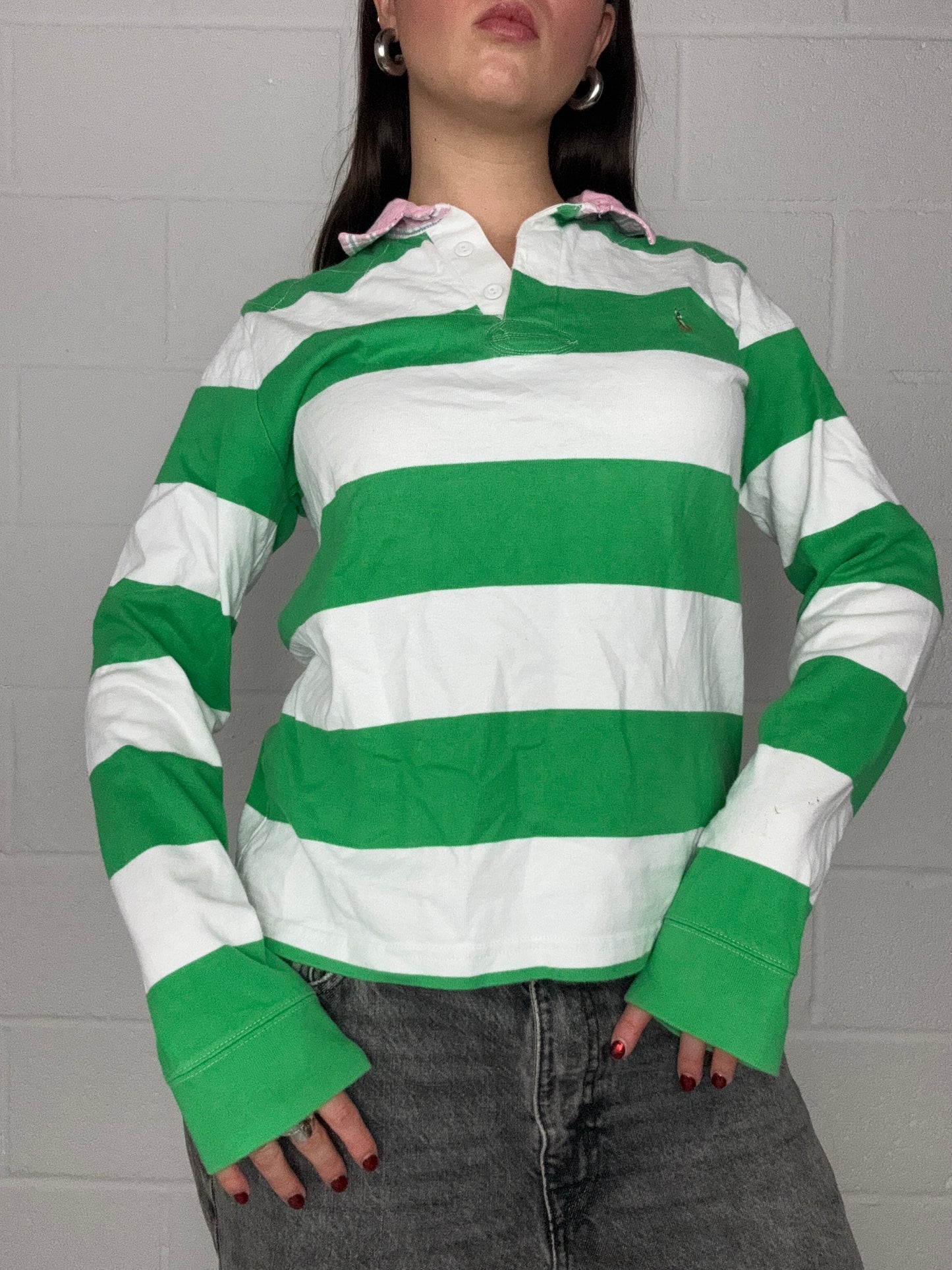 Ralph Lauren Striped Rugby Shirt (L)