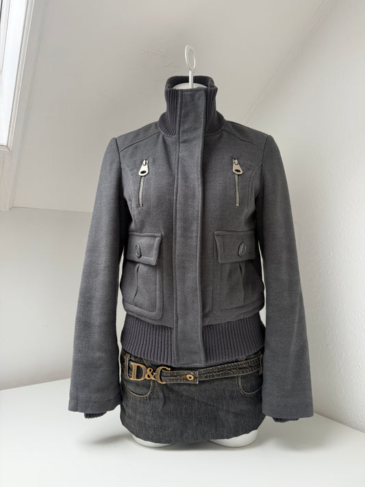 Grey Cargo Jacket (S)