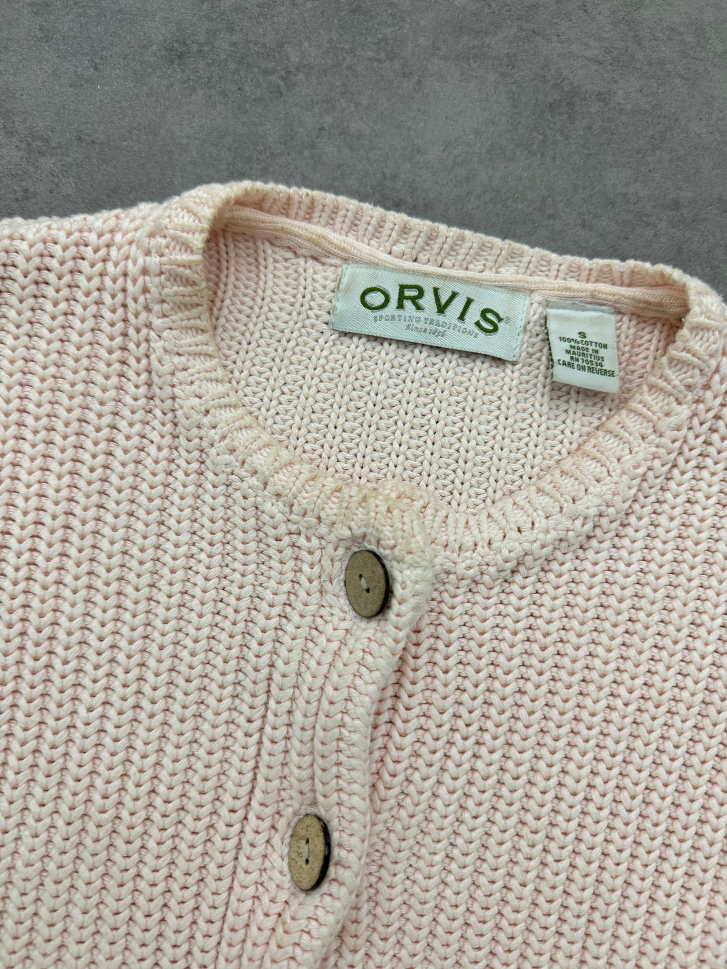 Baby Pink Knitted Cardigan