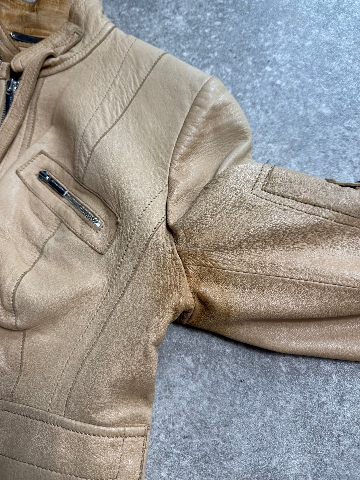 Karen Millen Leather Jacket (UK8)