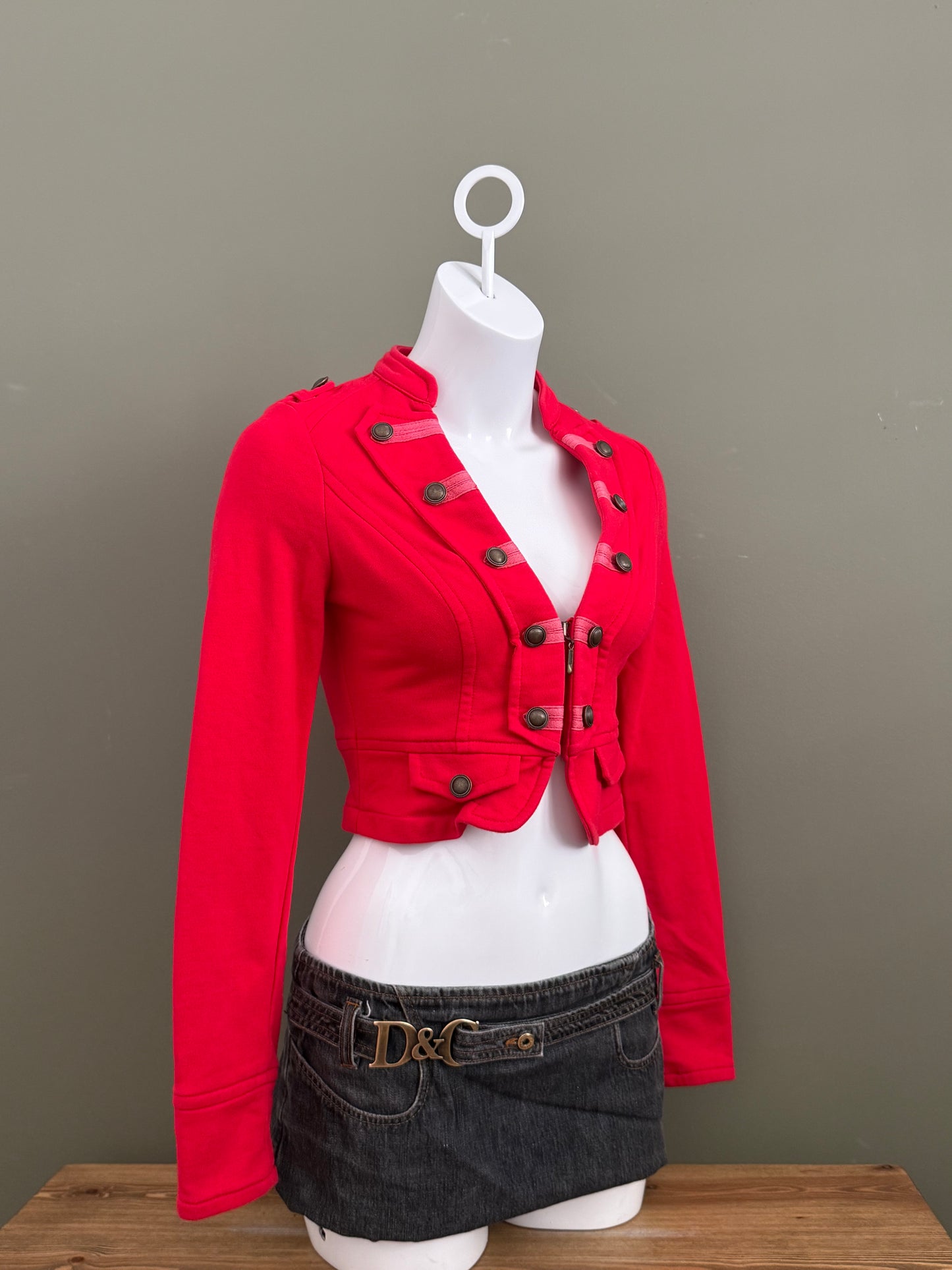 Jane Norman Military Zip Jumper (UK10)