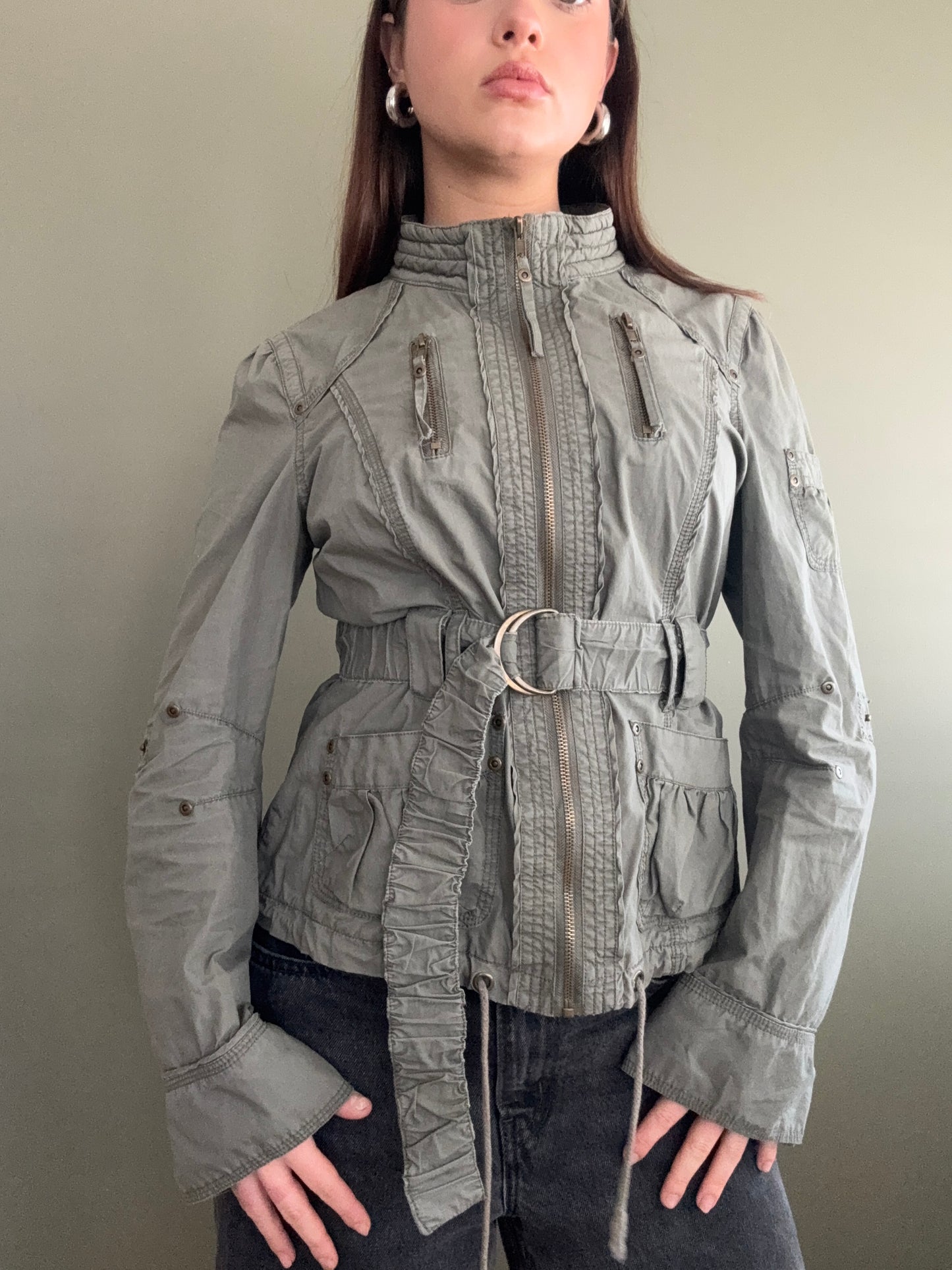 Y2K Utility Coat (UK12)