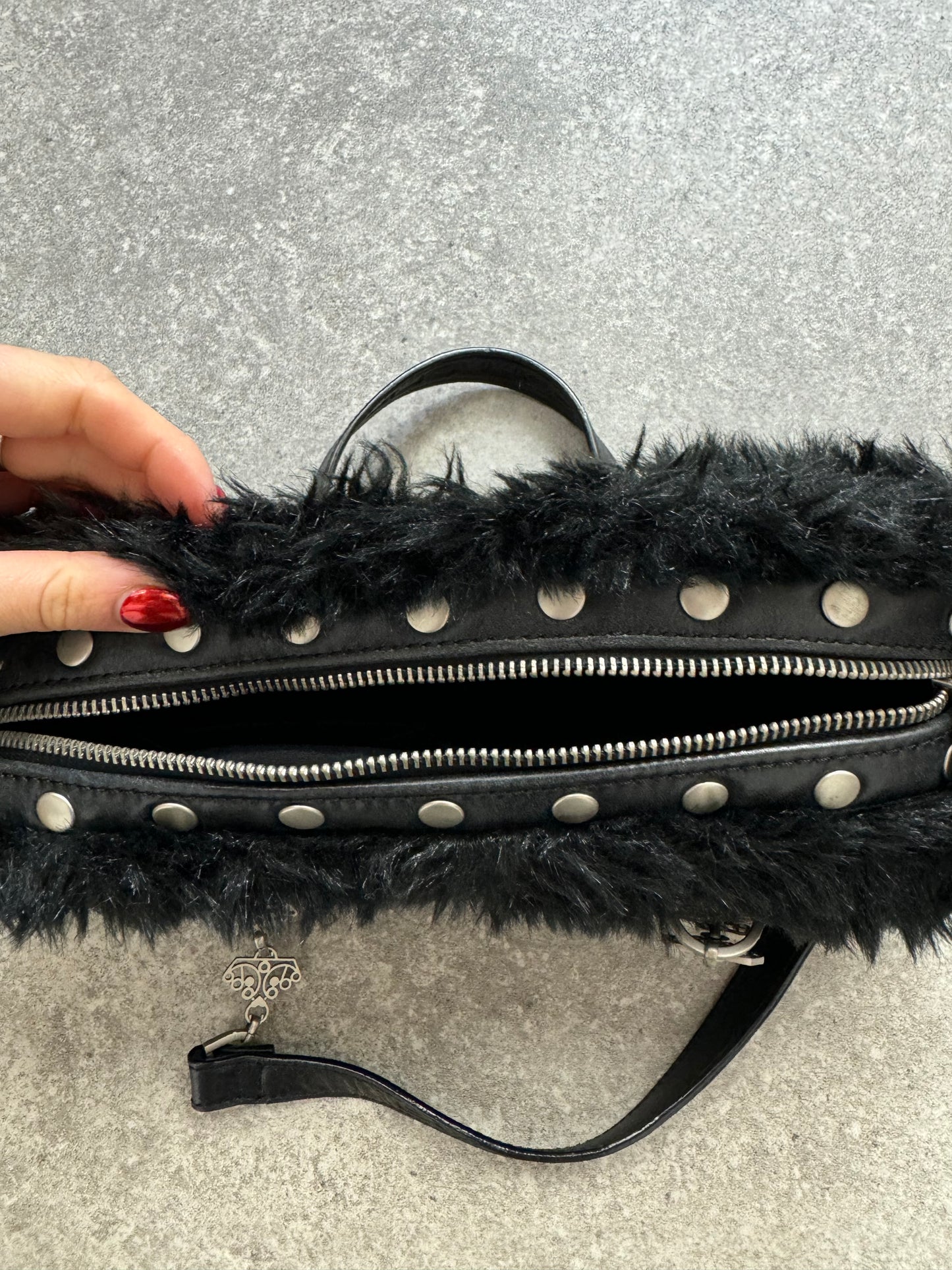 Faux Fur Shoulder Bag