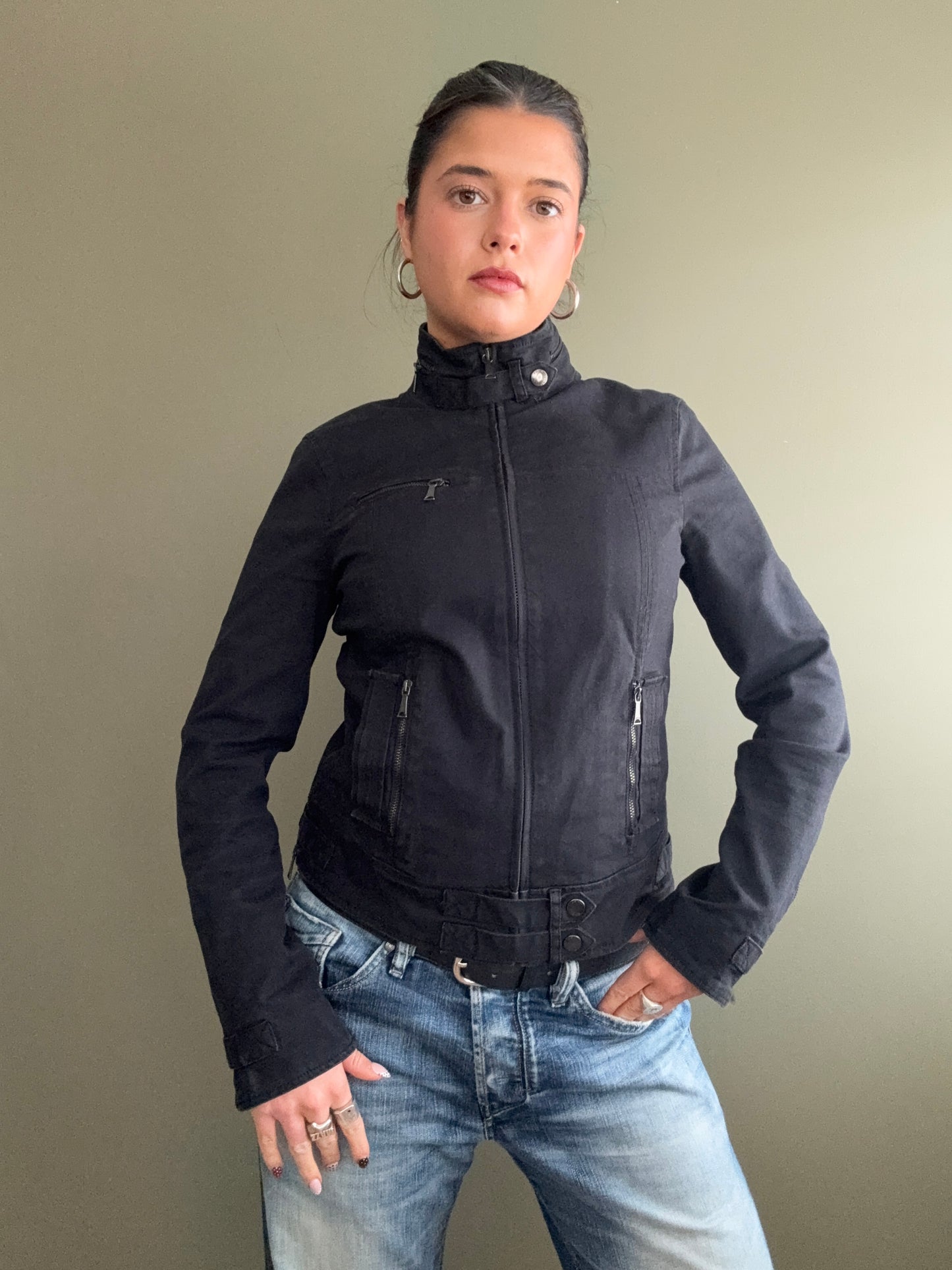 Black Buckle Jacket (UK12)