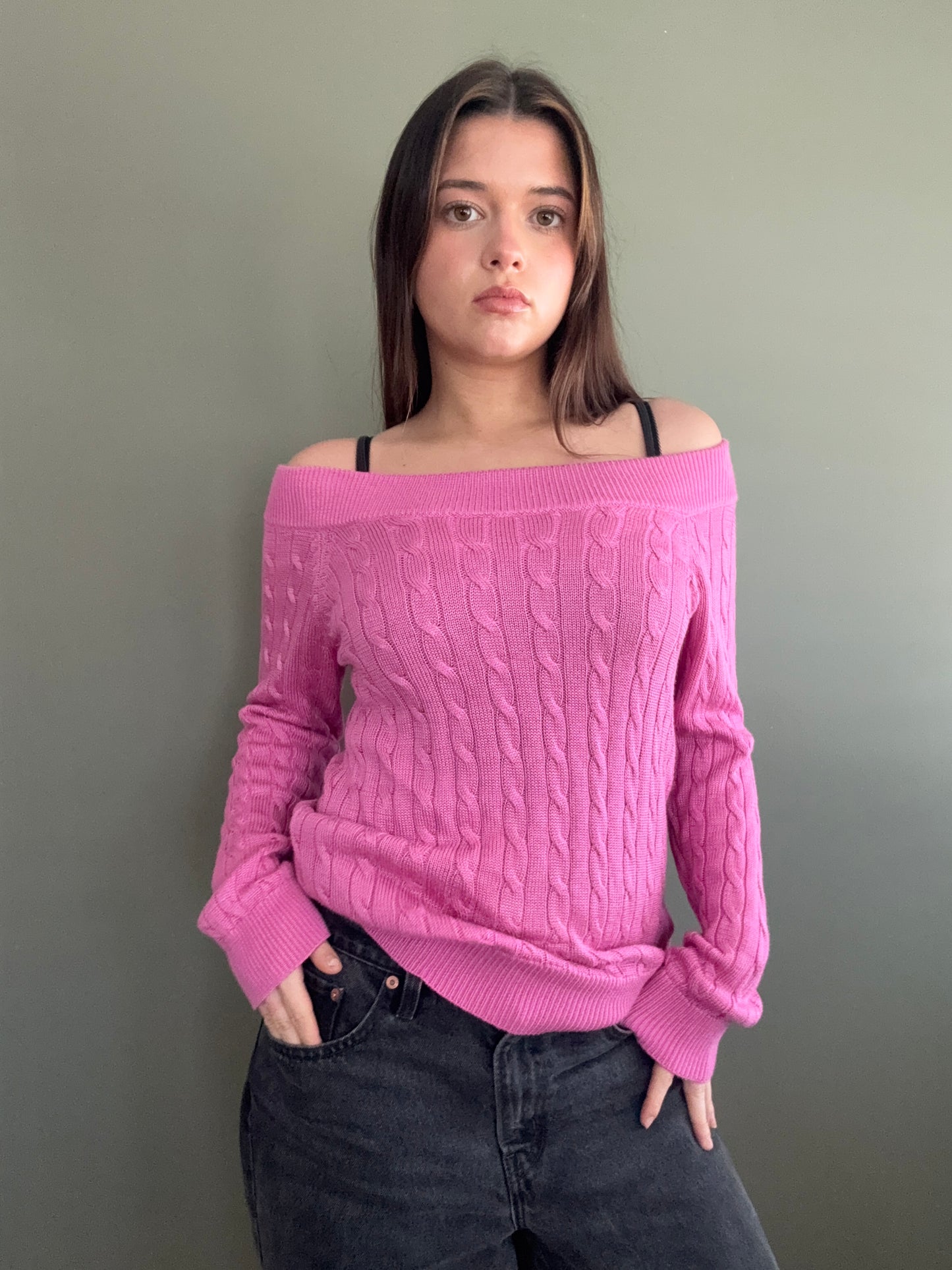 Ralph Lauren Off The Shoulder Jumper (S)