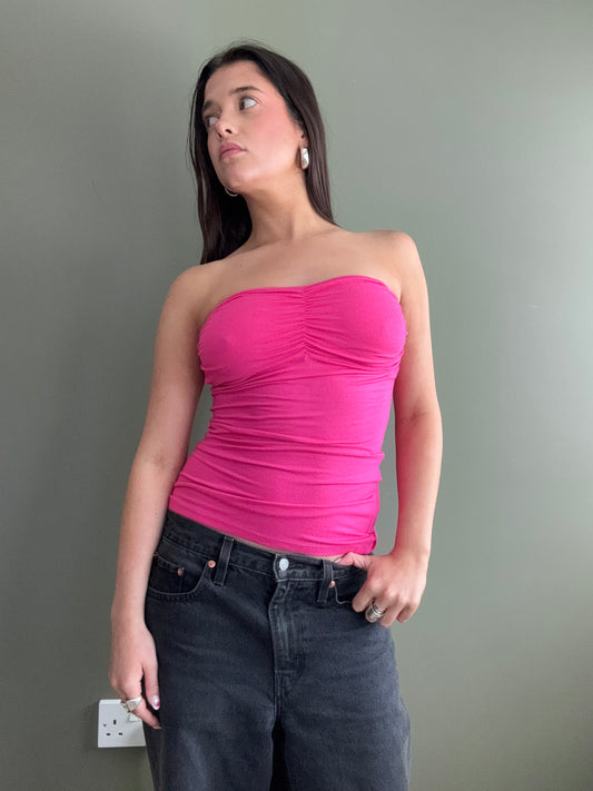 Pink Jane Norman Bandeau Top (UK10)