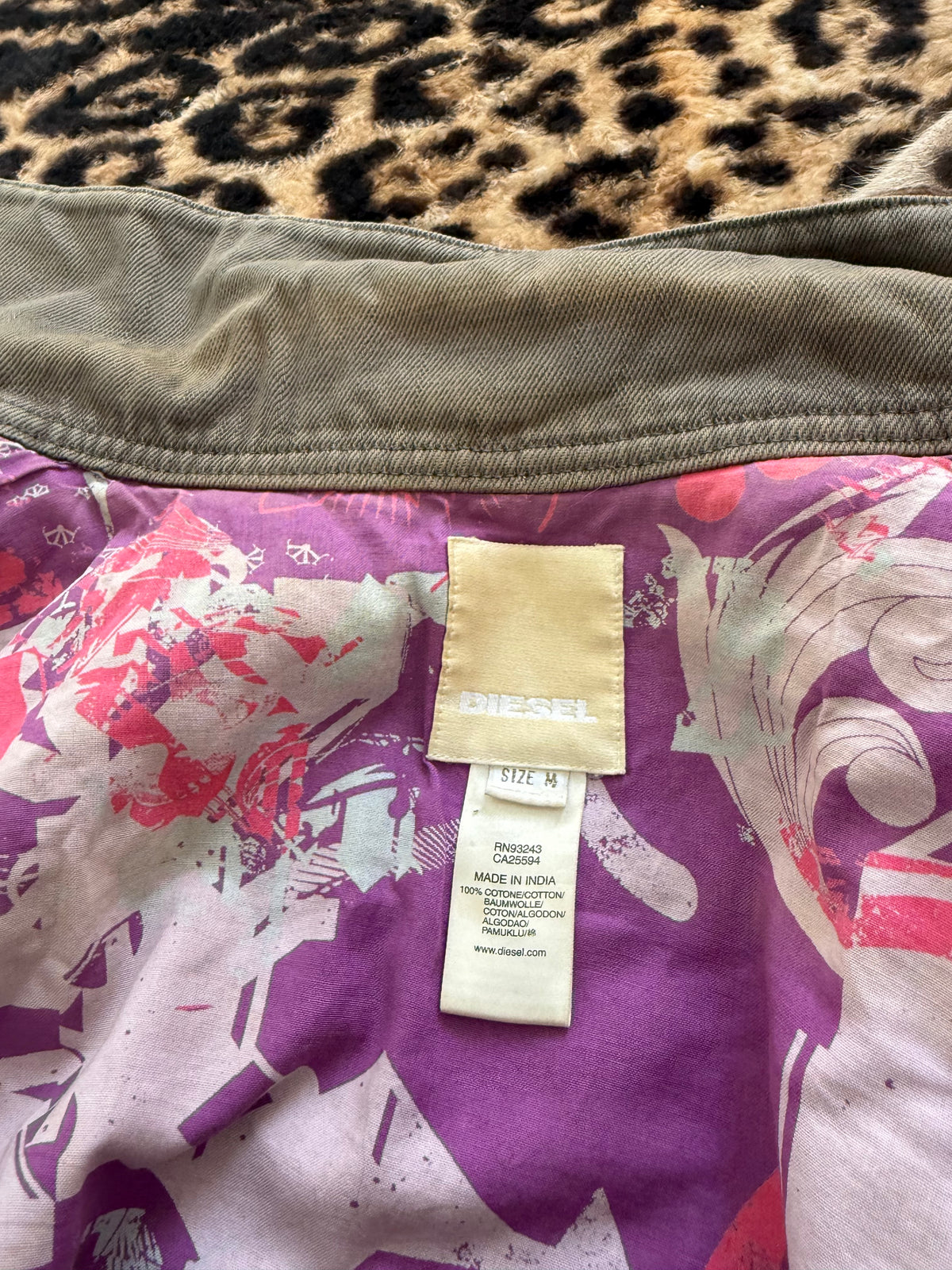 Diesel Funnel Neck Button Jacket (M)