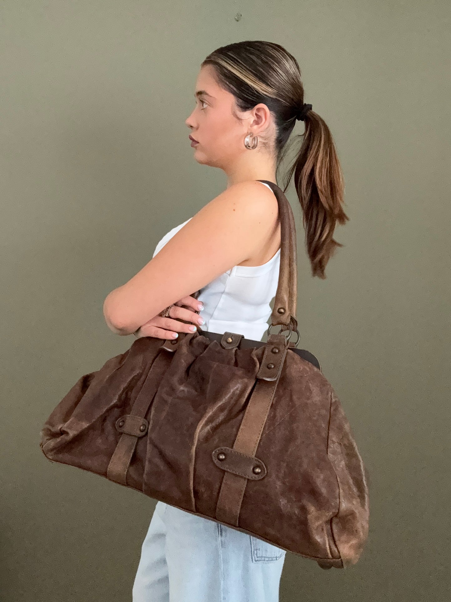 Allsaints Leather Nocturne Bag