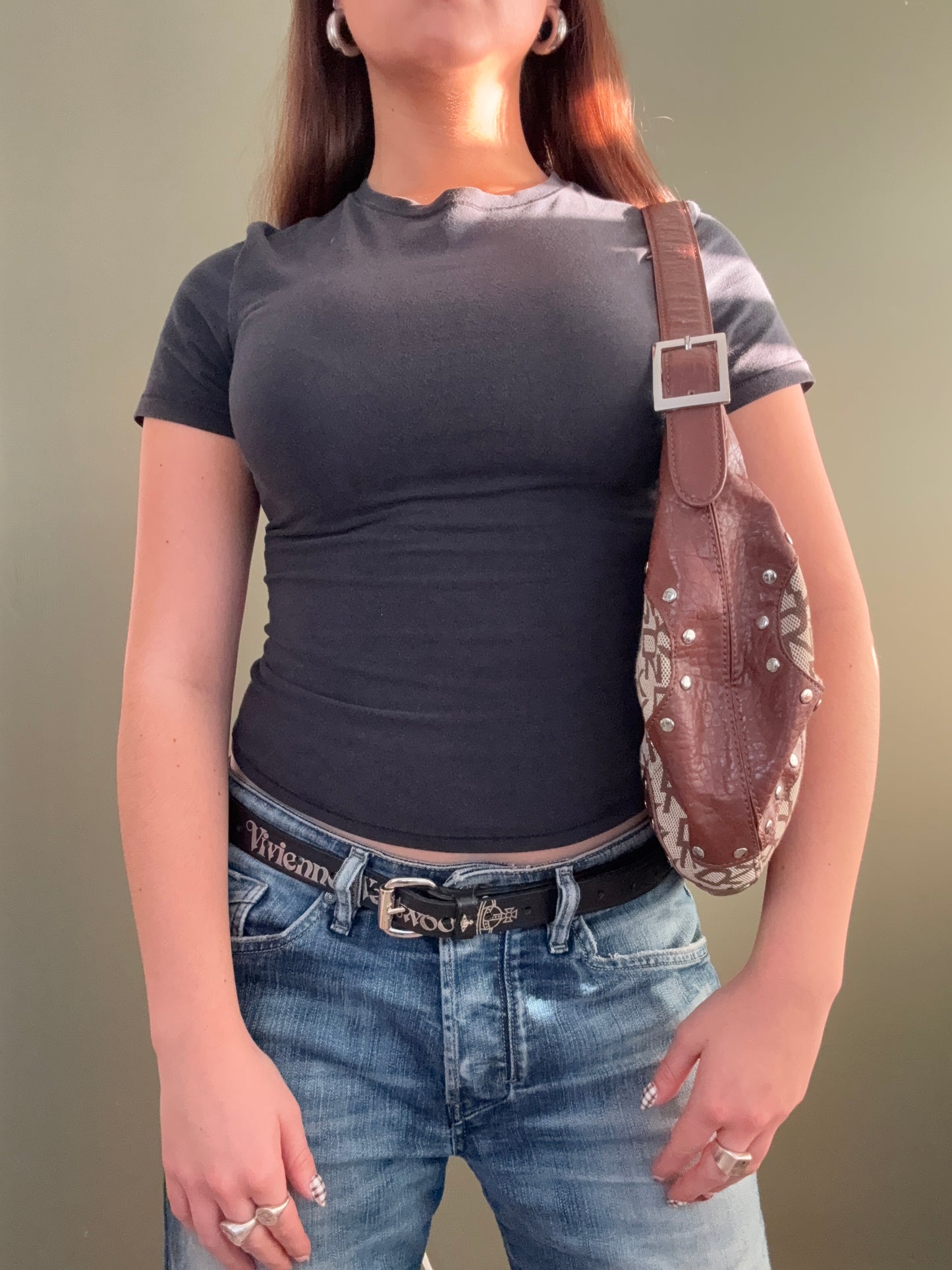 DKNY Studded Handbag