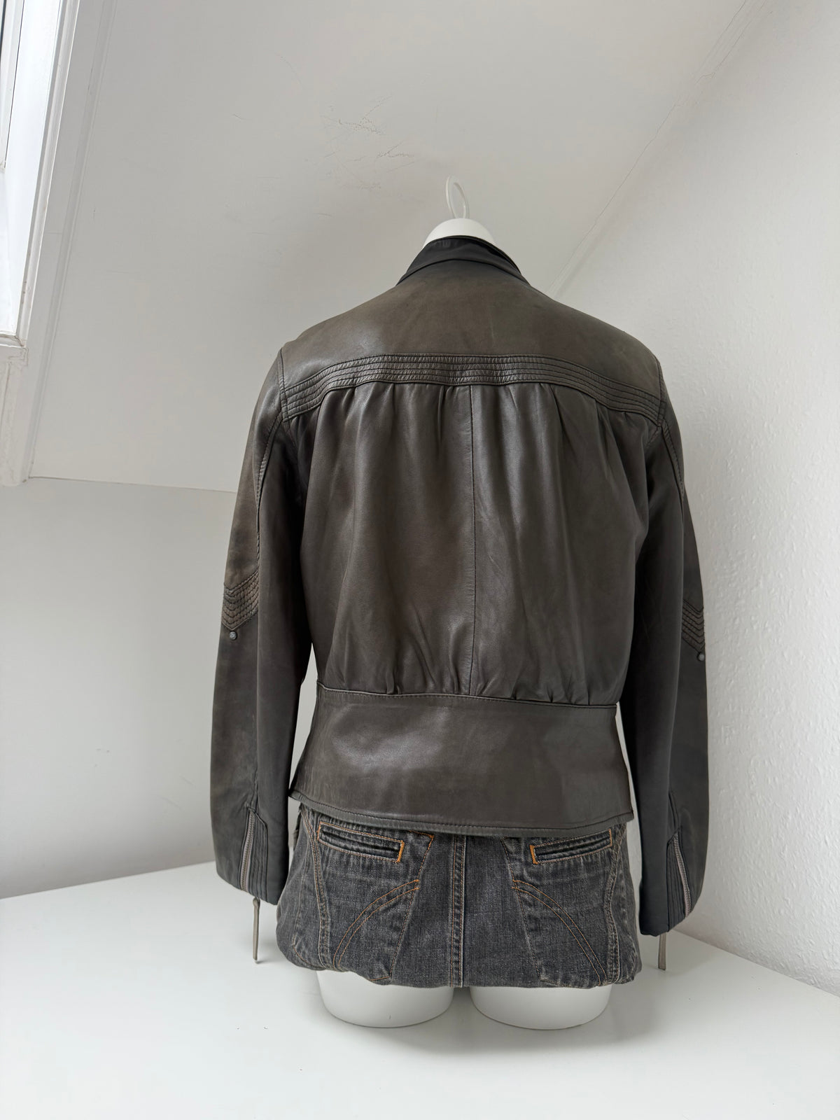 Firetrap Leather Jacket (L)