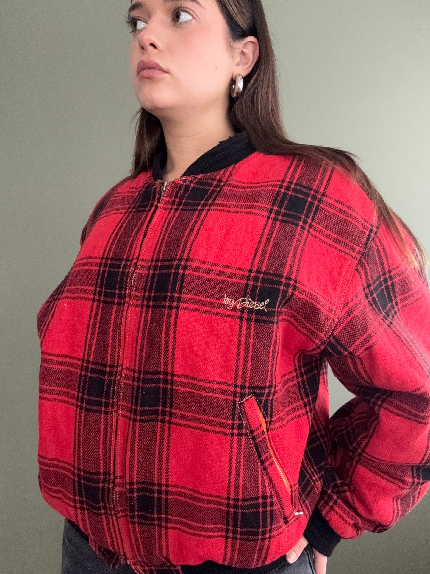 Diesel Tartan Workwear Jacket (M)