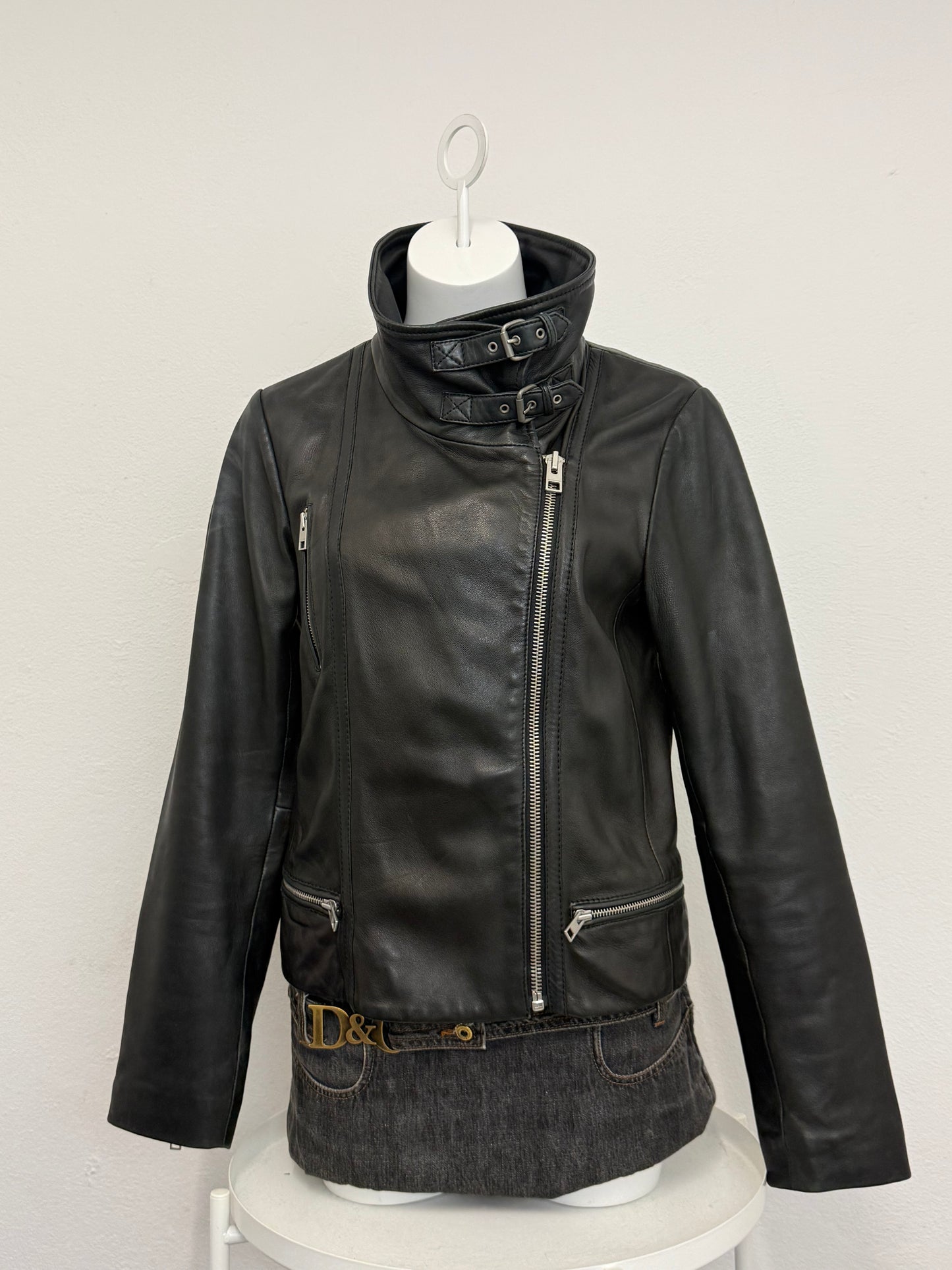 Allsaints Leather Jacket (UK12)