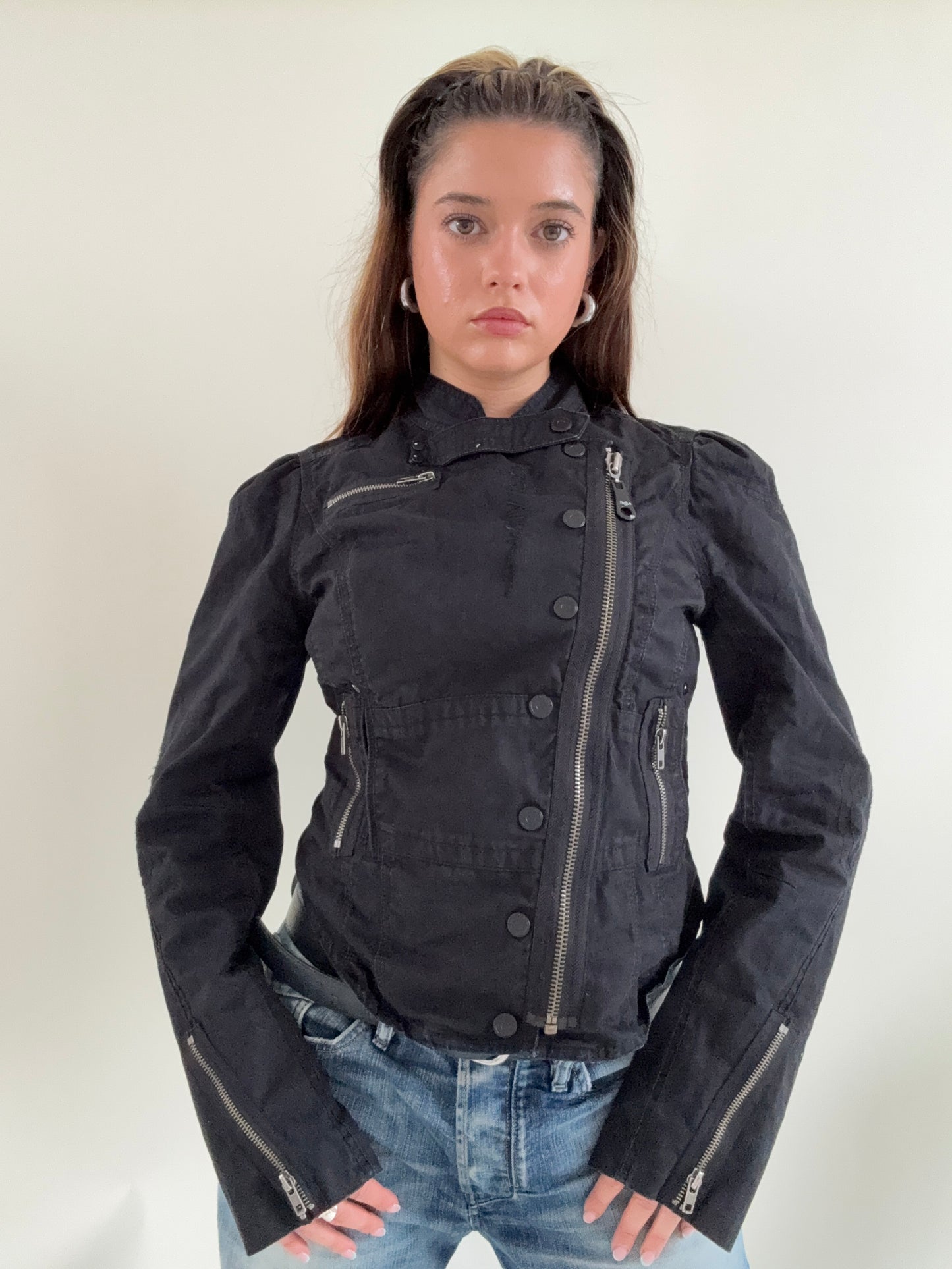 Y2K Asymmetric Corset Jacket (UK12)